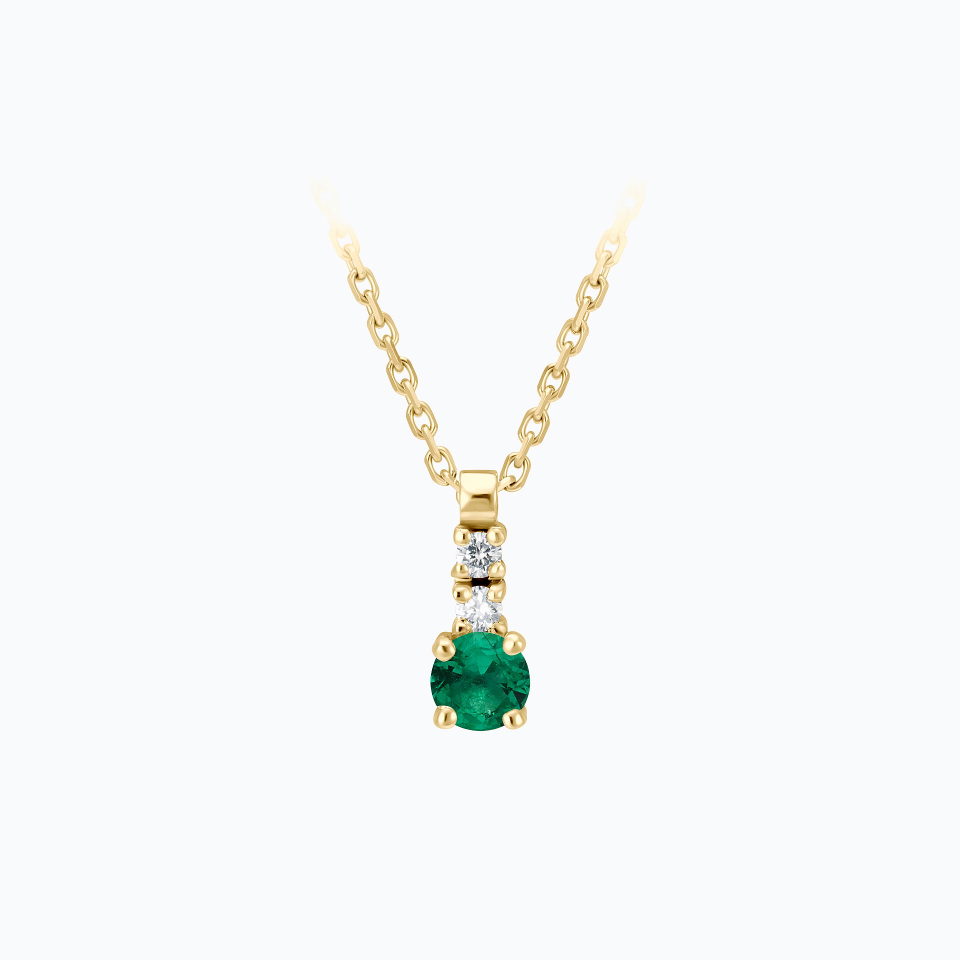 Collier Cosmos Émeraude