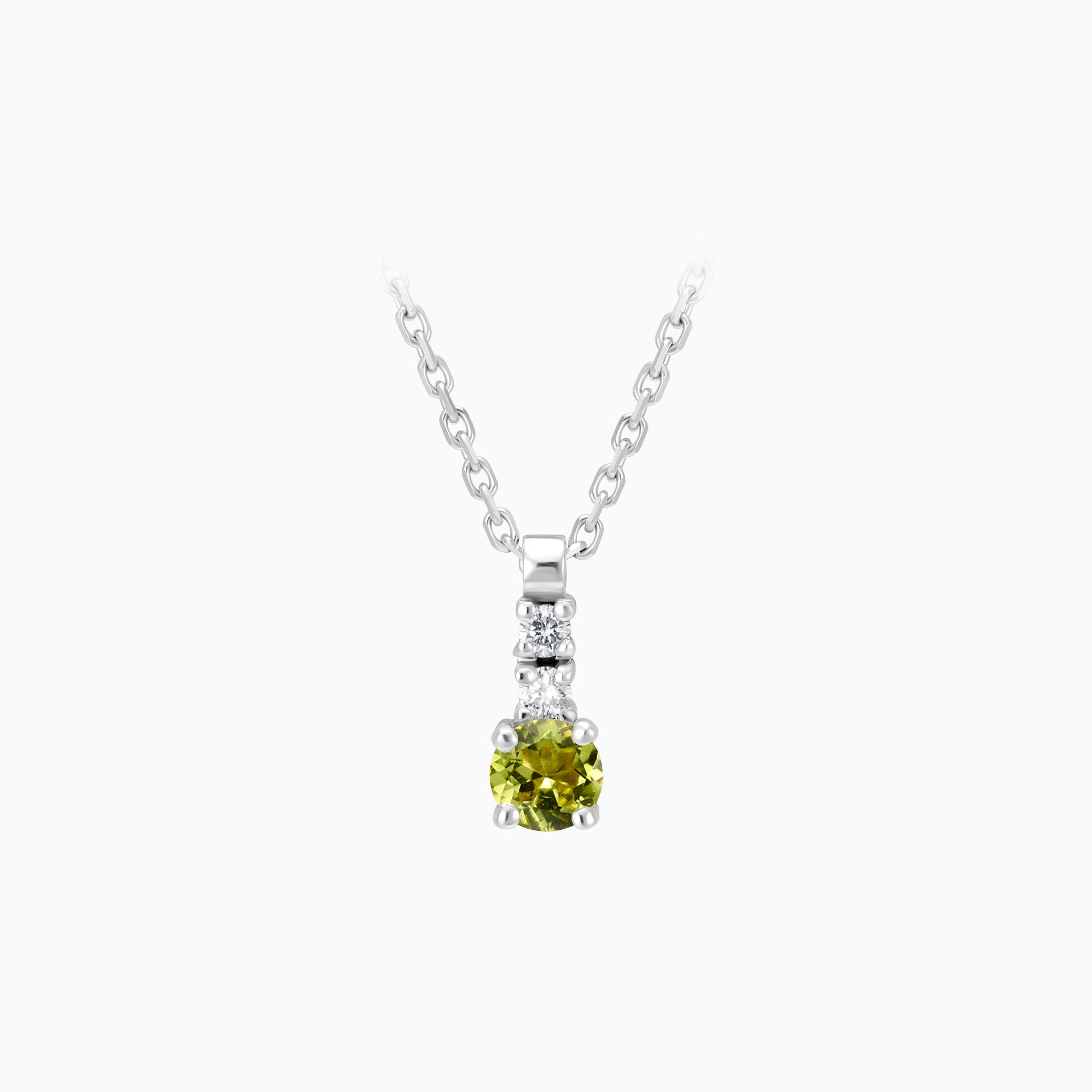Collier Cosmos Péridot