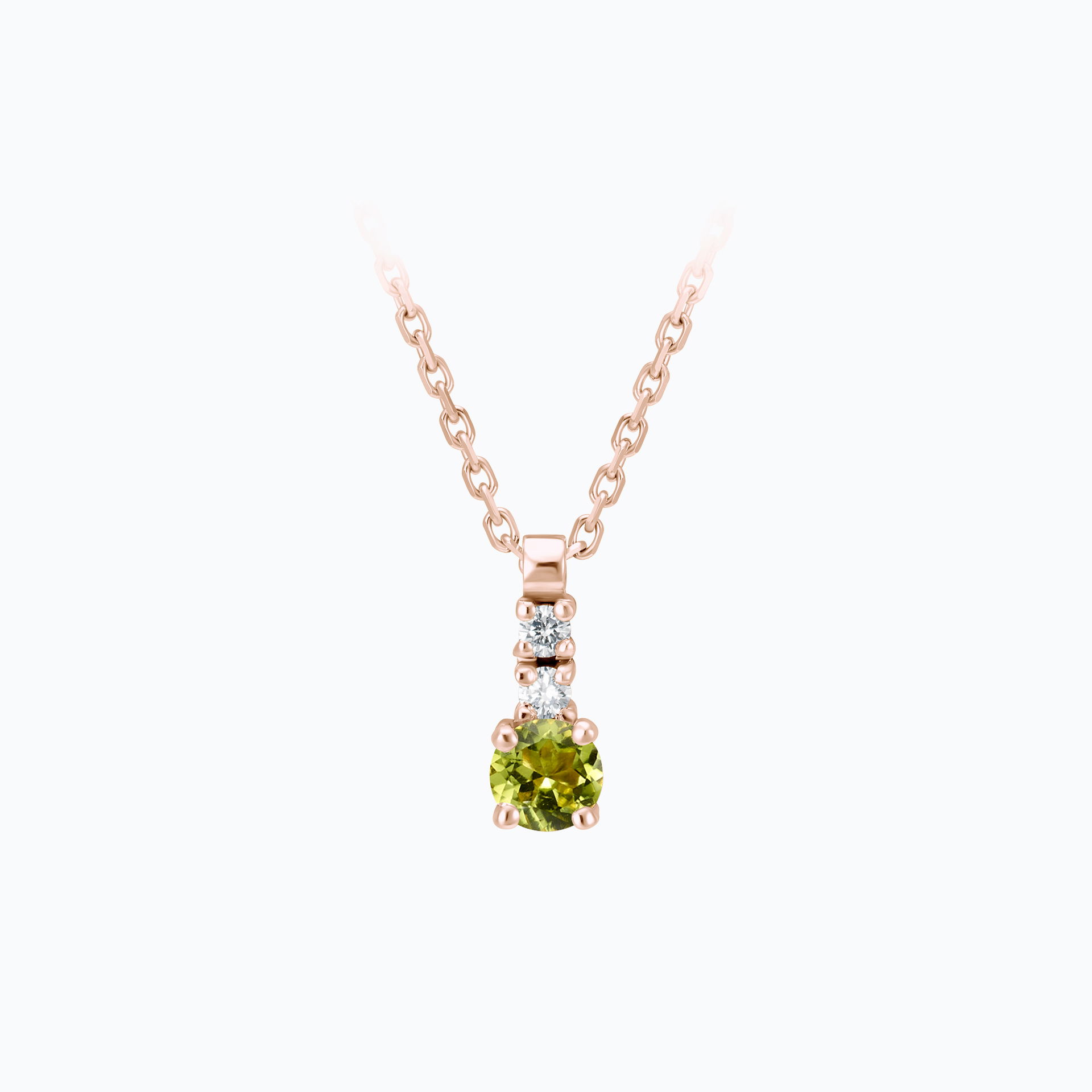 Collier Cosmos Péridot