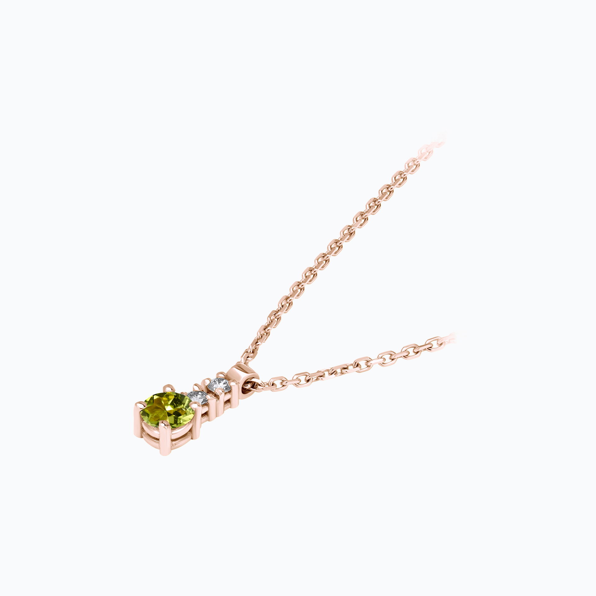 Collier Cosmos Péridot