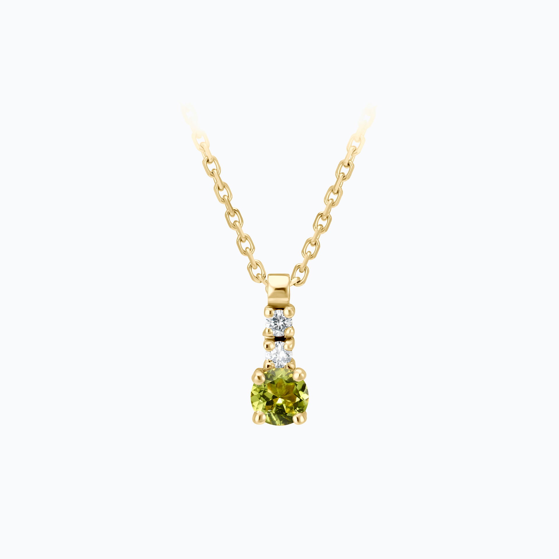 Collier Cosmos Péridot