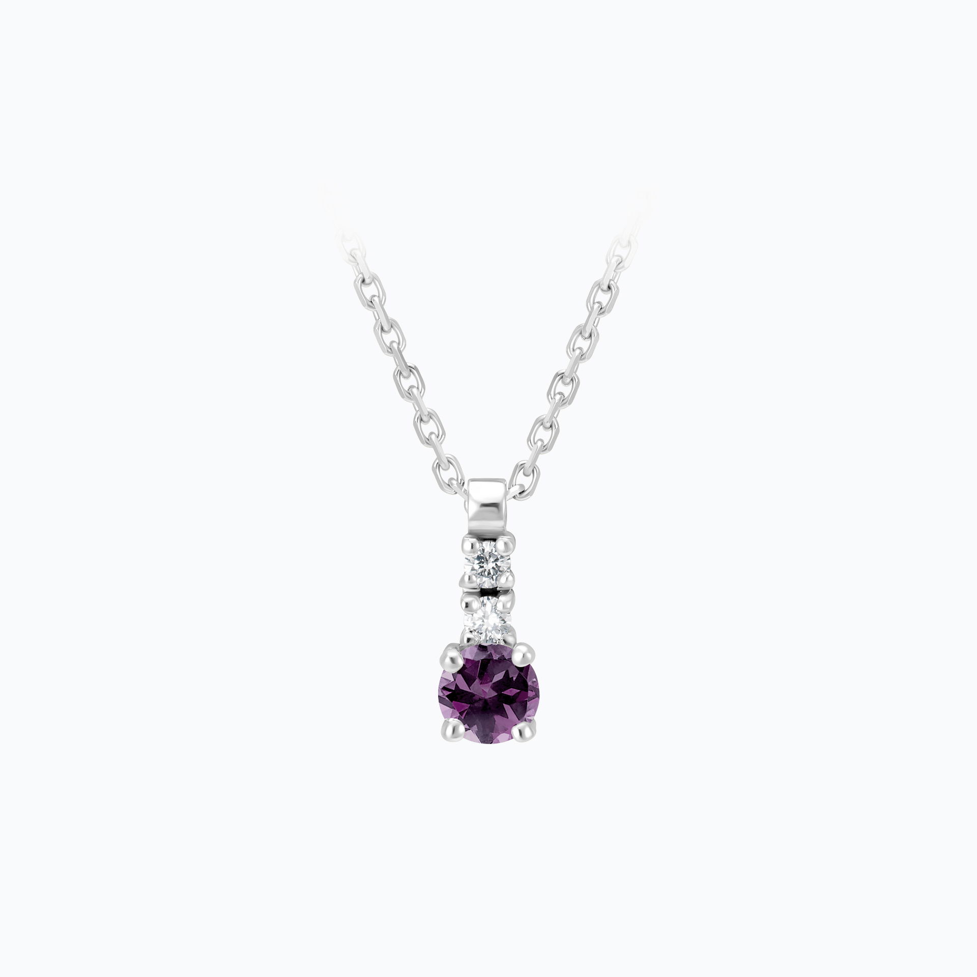 Collier Cosmos Saphir Violet