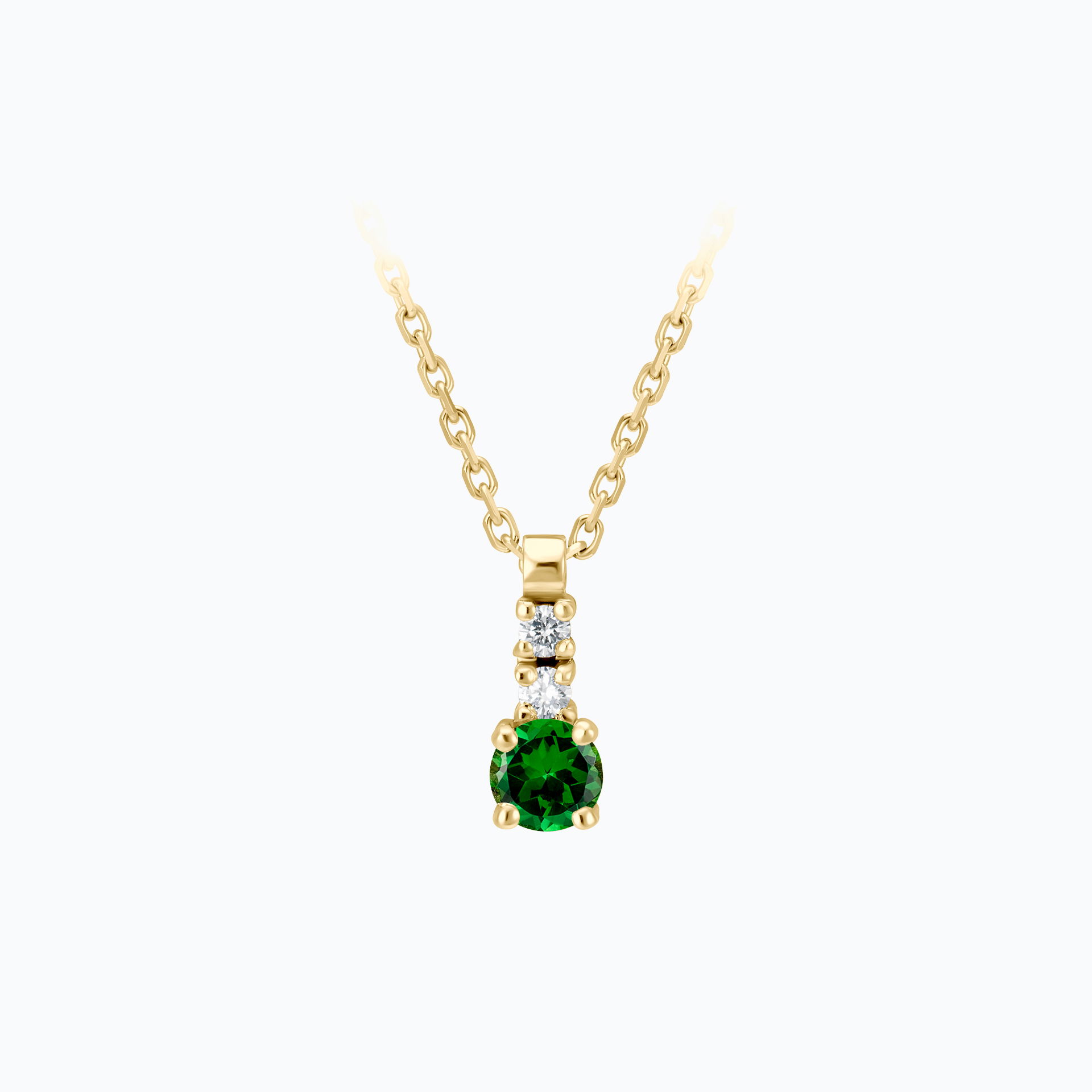 Collier Cosmos Tsavorite