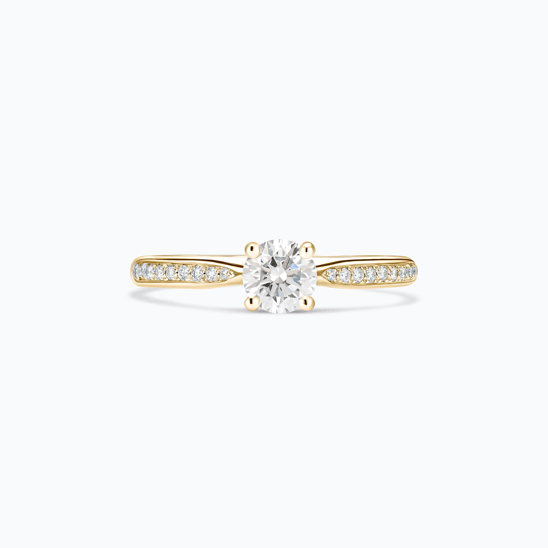 Solitaire Pavé Luna Éclat