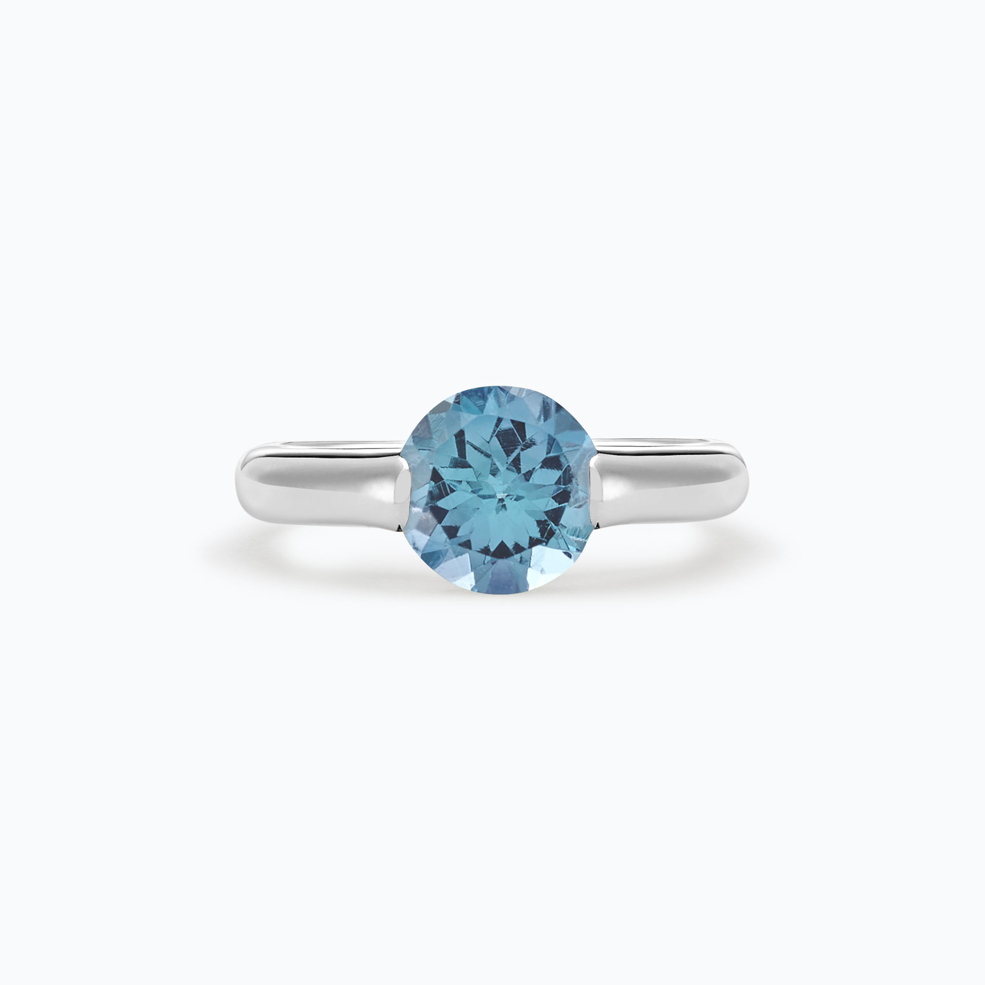 Bague Nymphéa Aigue-marine