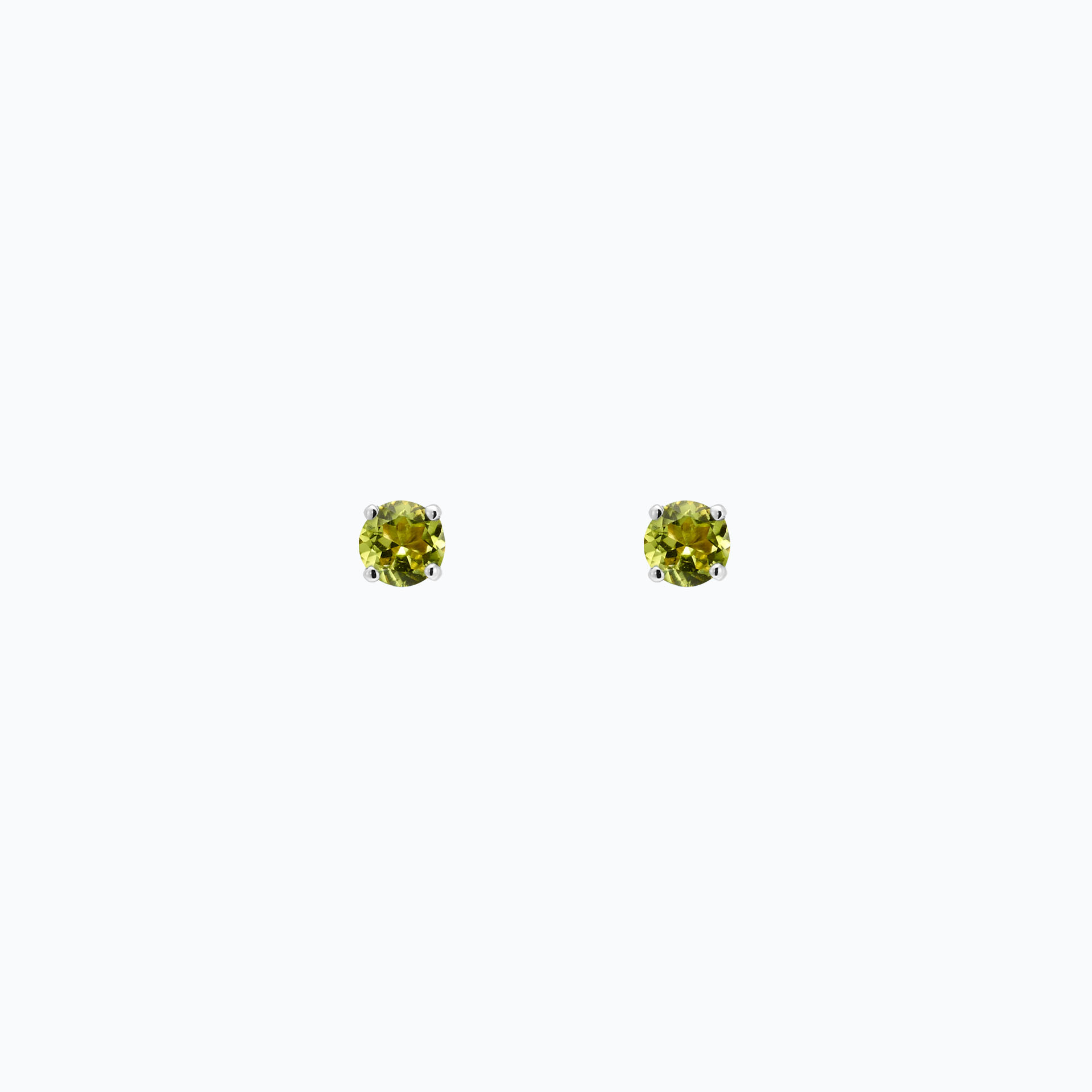 Boucles Alva Peridot 3.5 mm