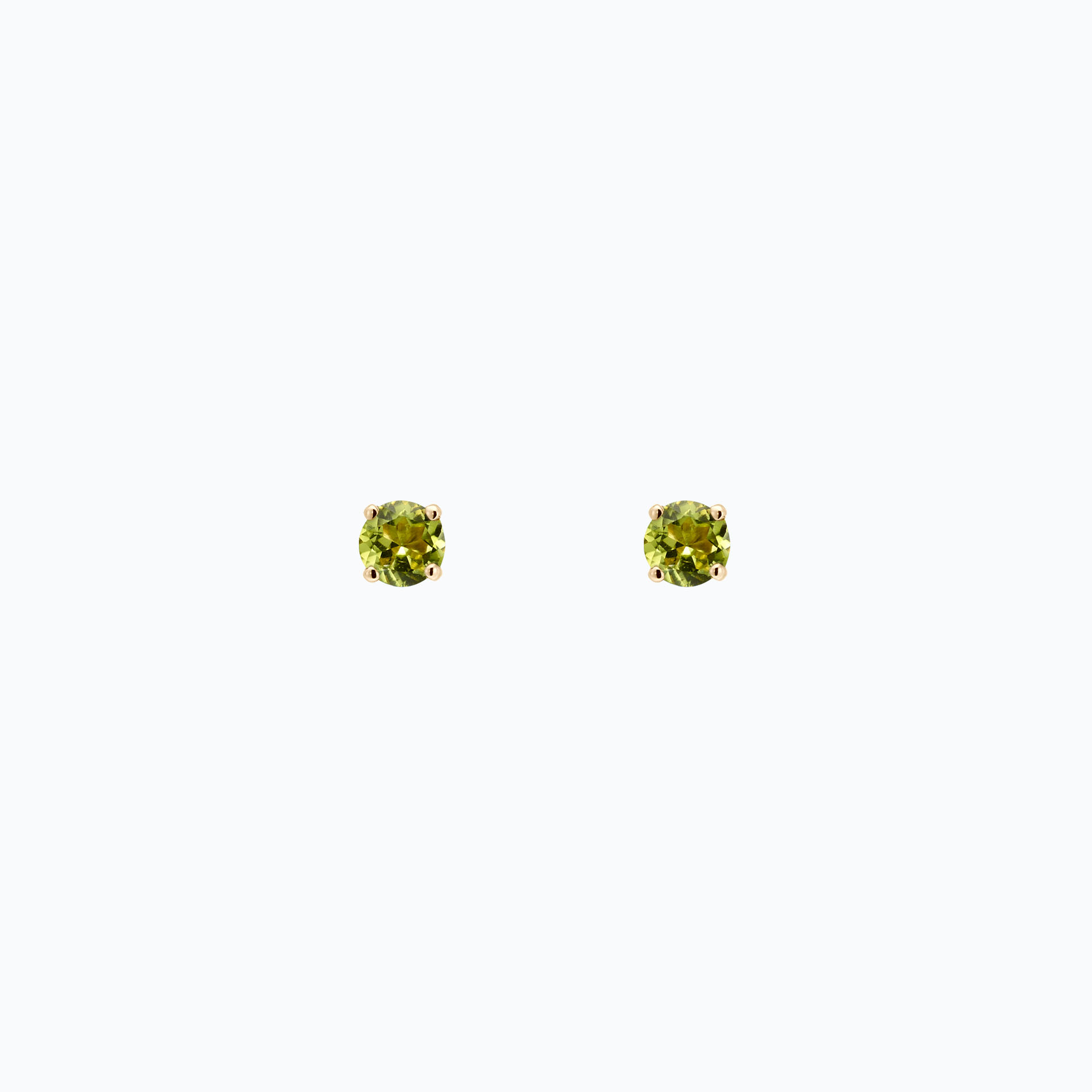Boucles Alva Peridot 3.5 mm