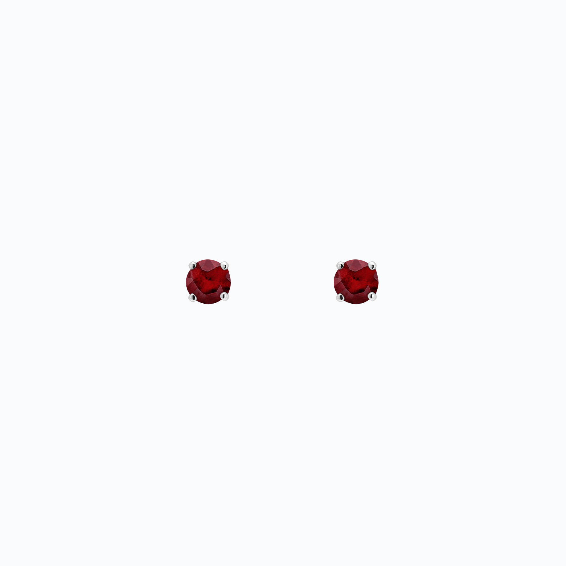 Boucles Alva Rubis 3.5 mm