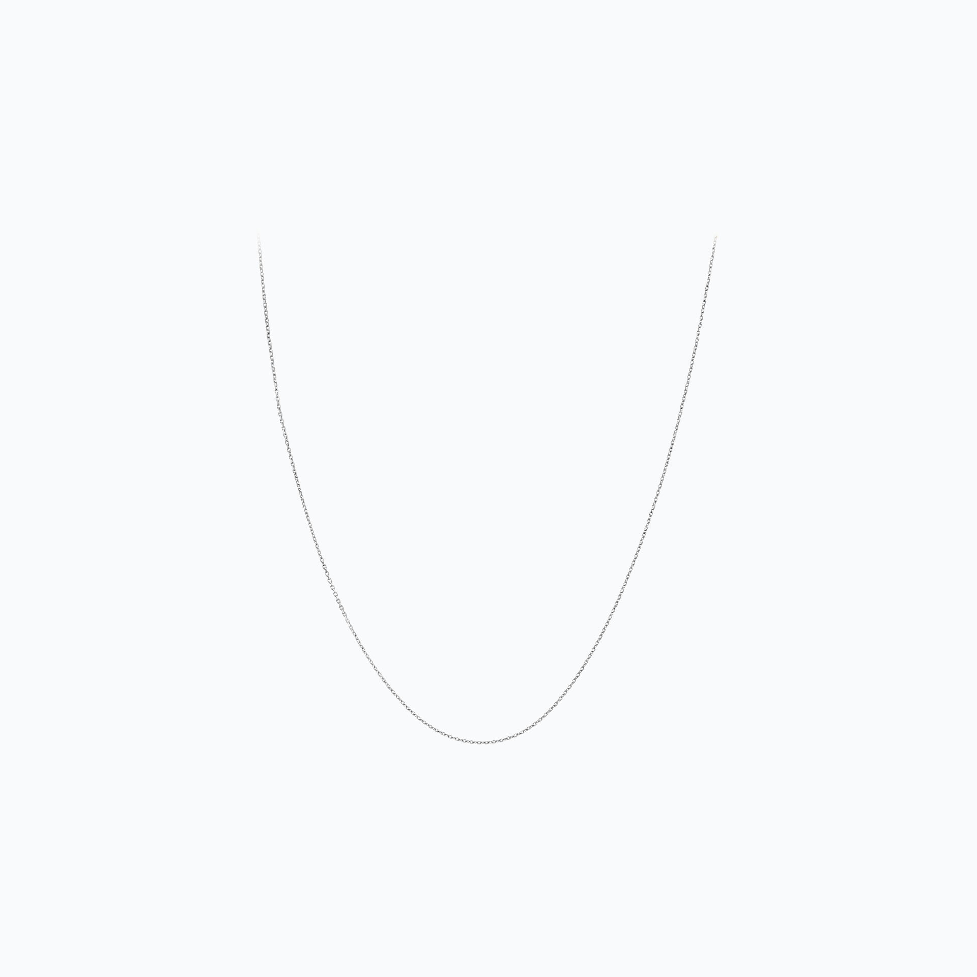 Chaine Forçat Diamantée 1.00 mm 40 cm