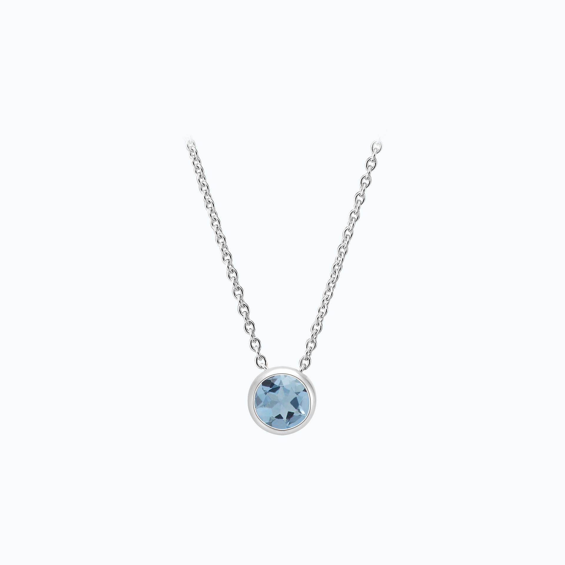 Collier Harmony Aigue-Marine 3.5 mm