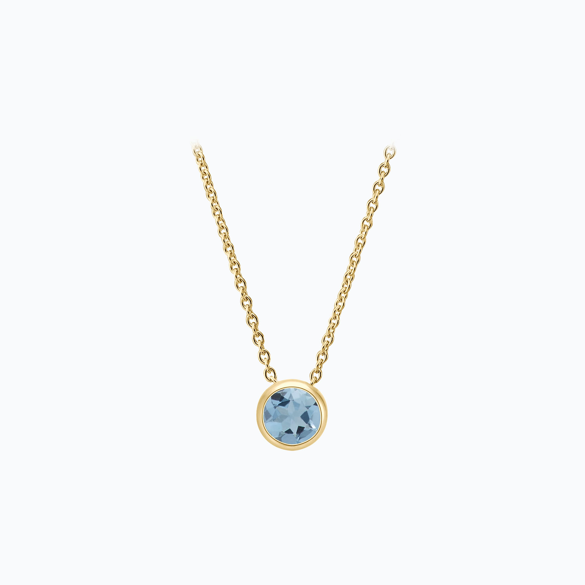 Collier Harmony Aigue-Marine 3.5 mm