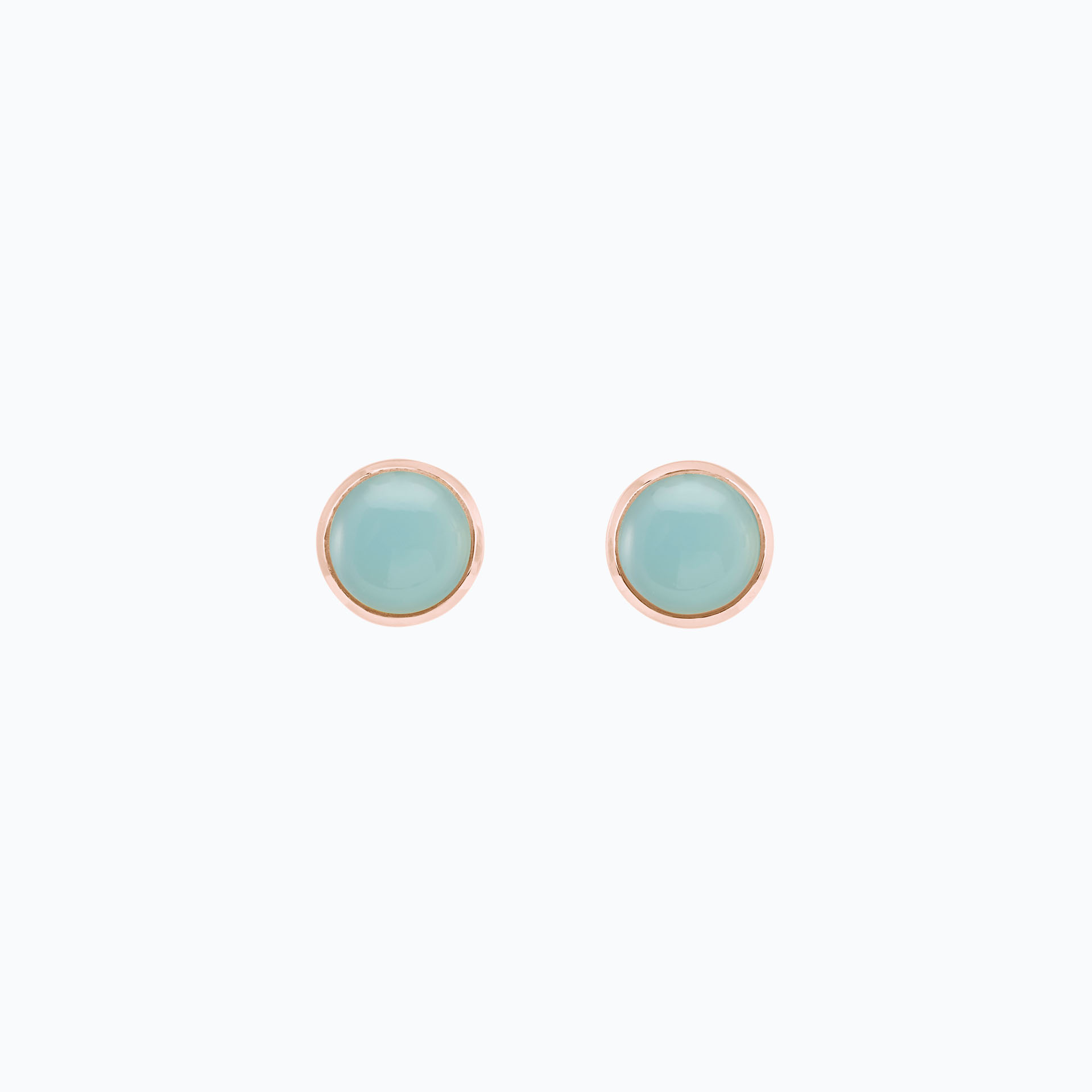 Boucles Paradis Calcédoine bleue