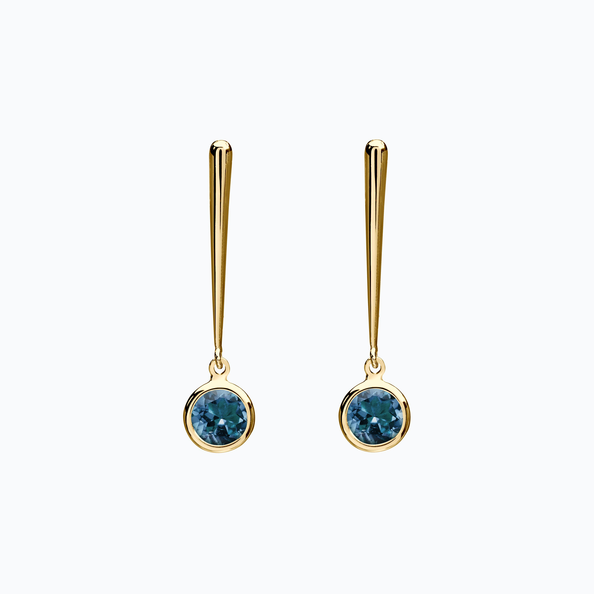 Pendants Nymphéa Topaze Blue London