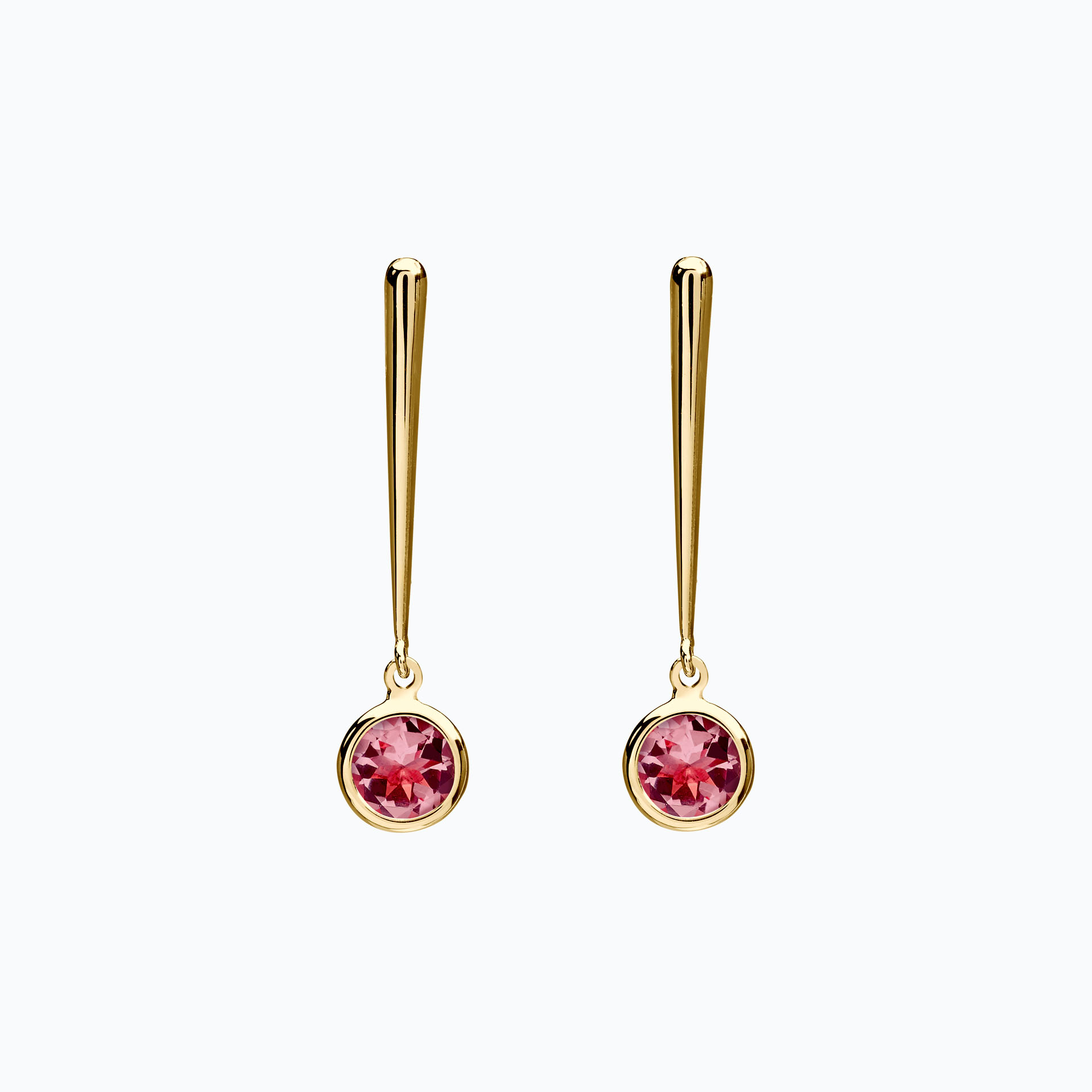 Pendants Nymphéa Tourmaline