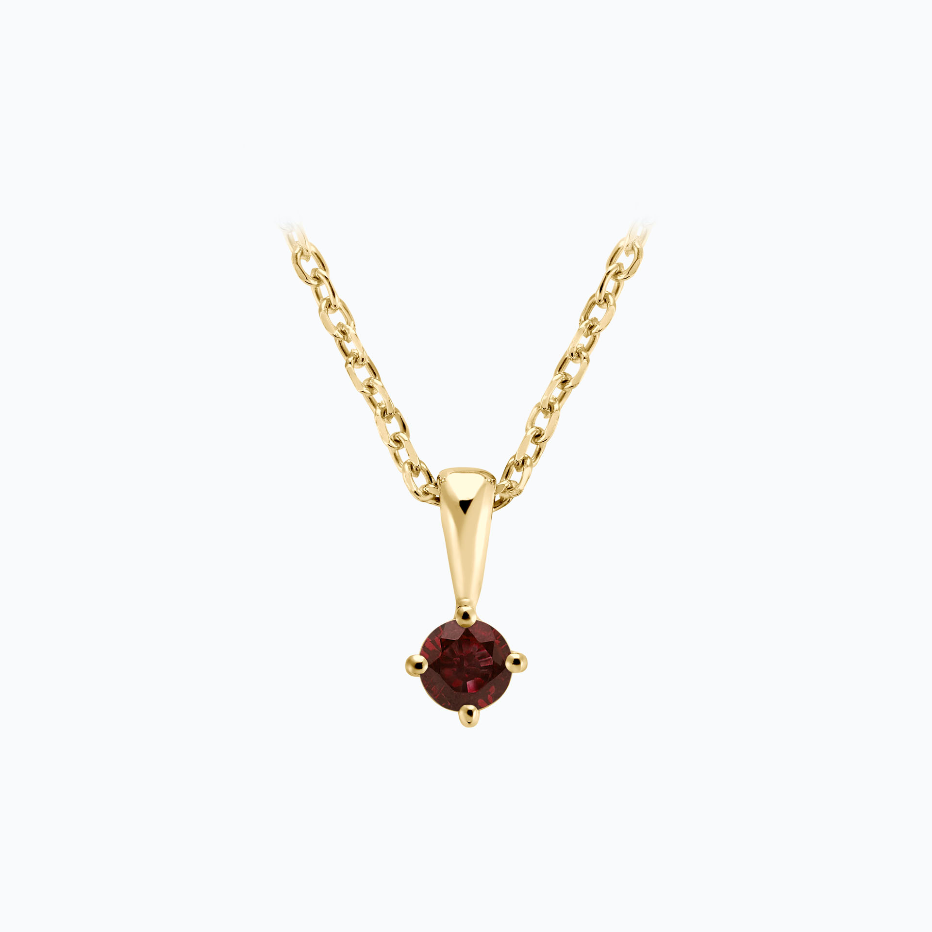 Pendentif Alva Grenat 3.5 mm