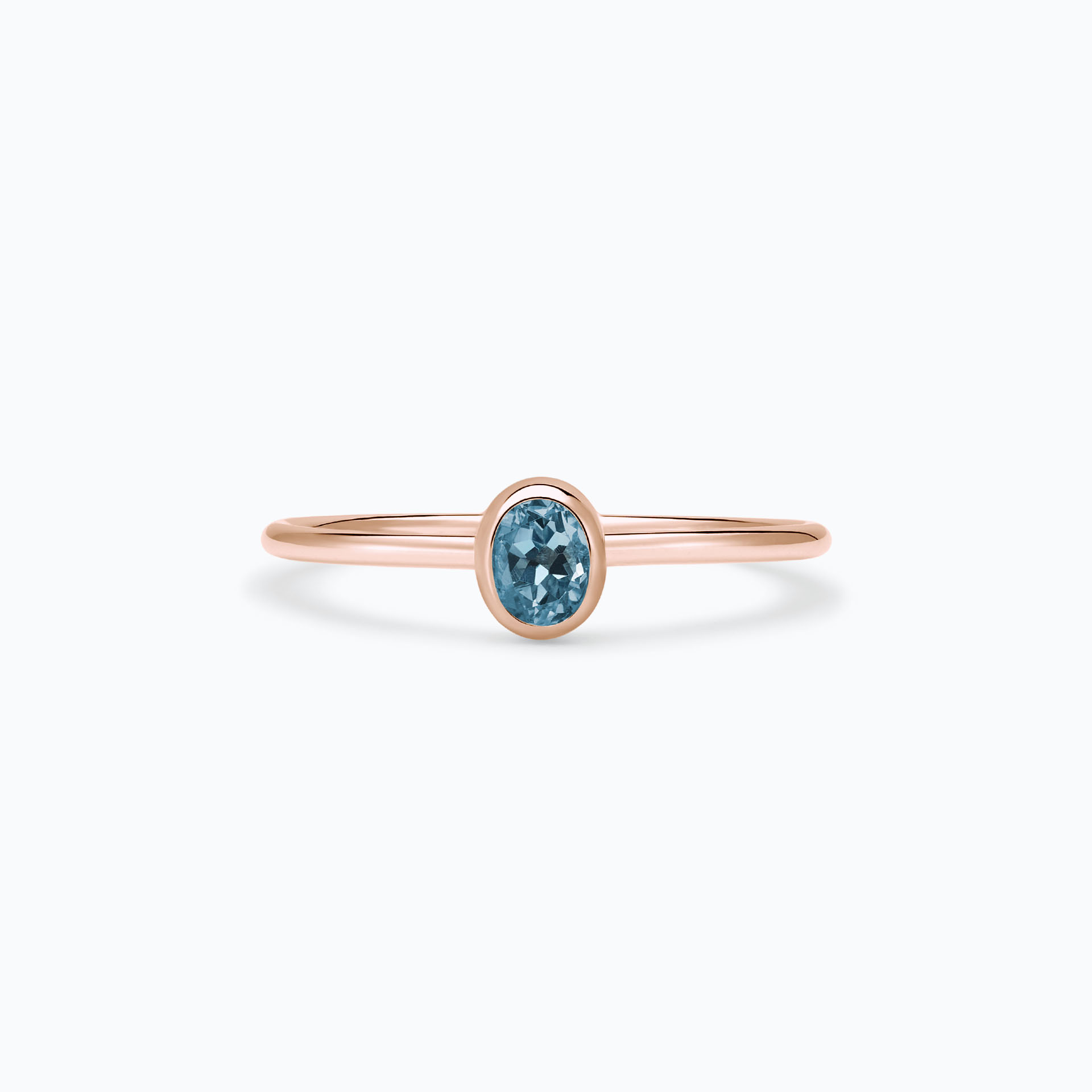 Solitaire Allure Aigue-Marine