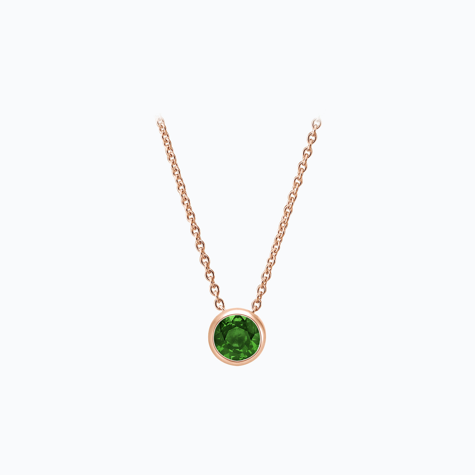 Collier Fantaisie Couleur Or Avec Strass Vert - Garanti Sans Nickel, Réf. N°1937 - Neuf Avec étiquette