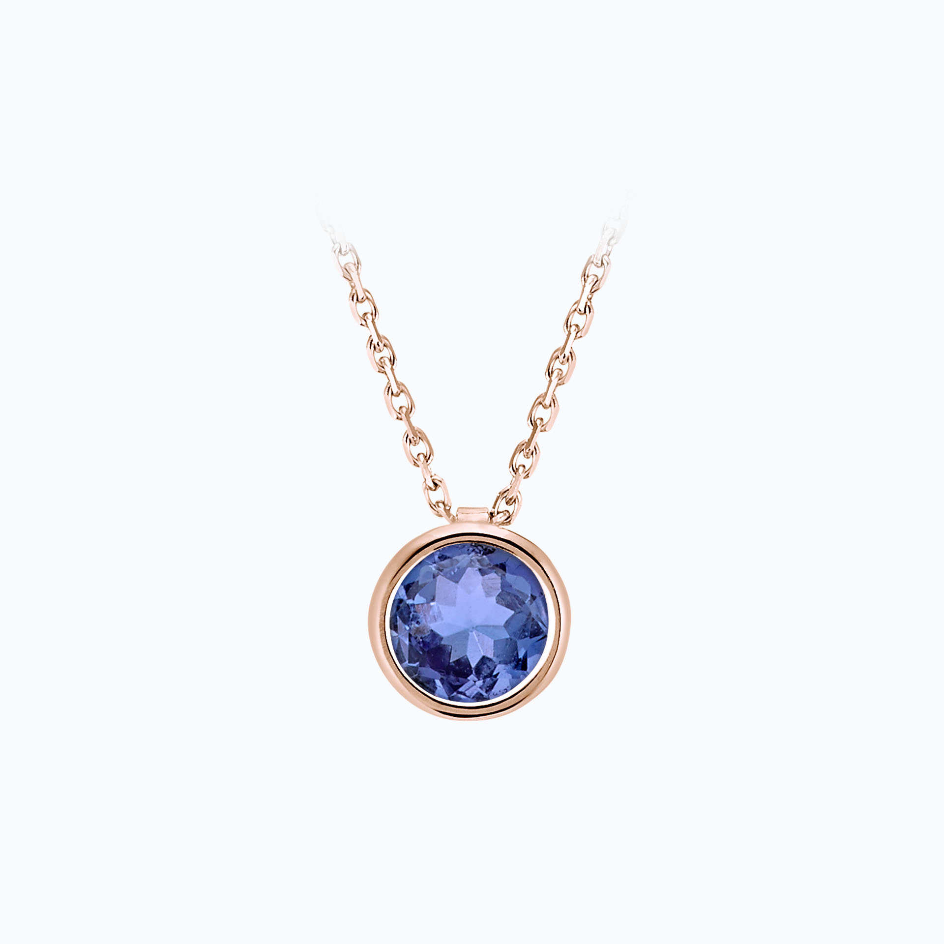 Collier Nymphéa Tanzanite