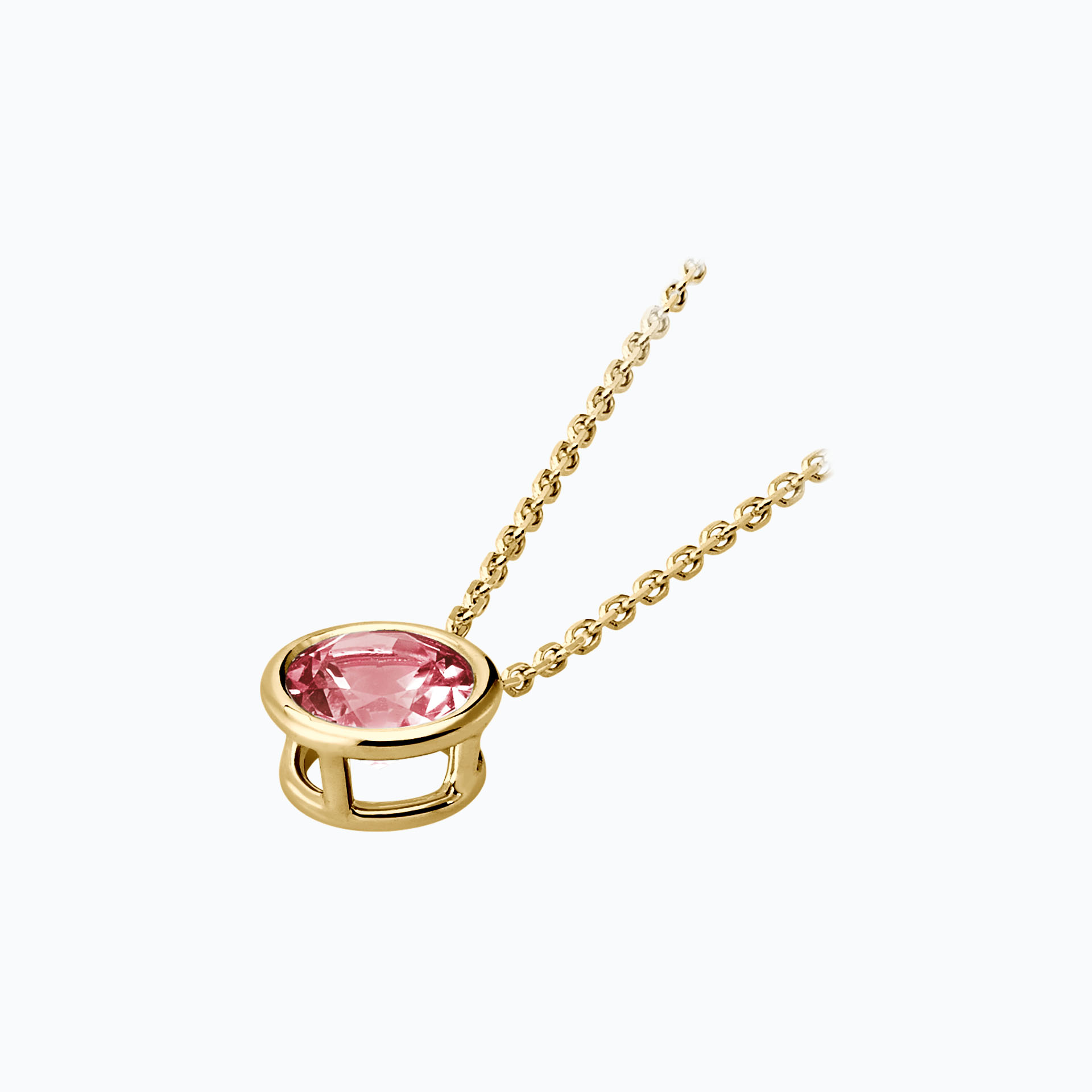 Collier Nymphéa Tourmaline