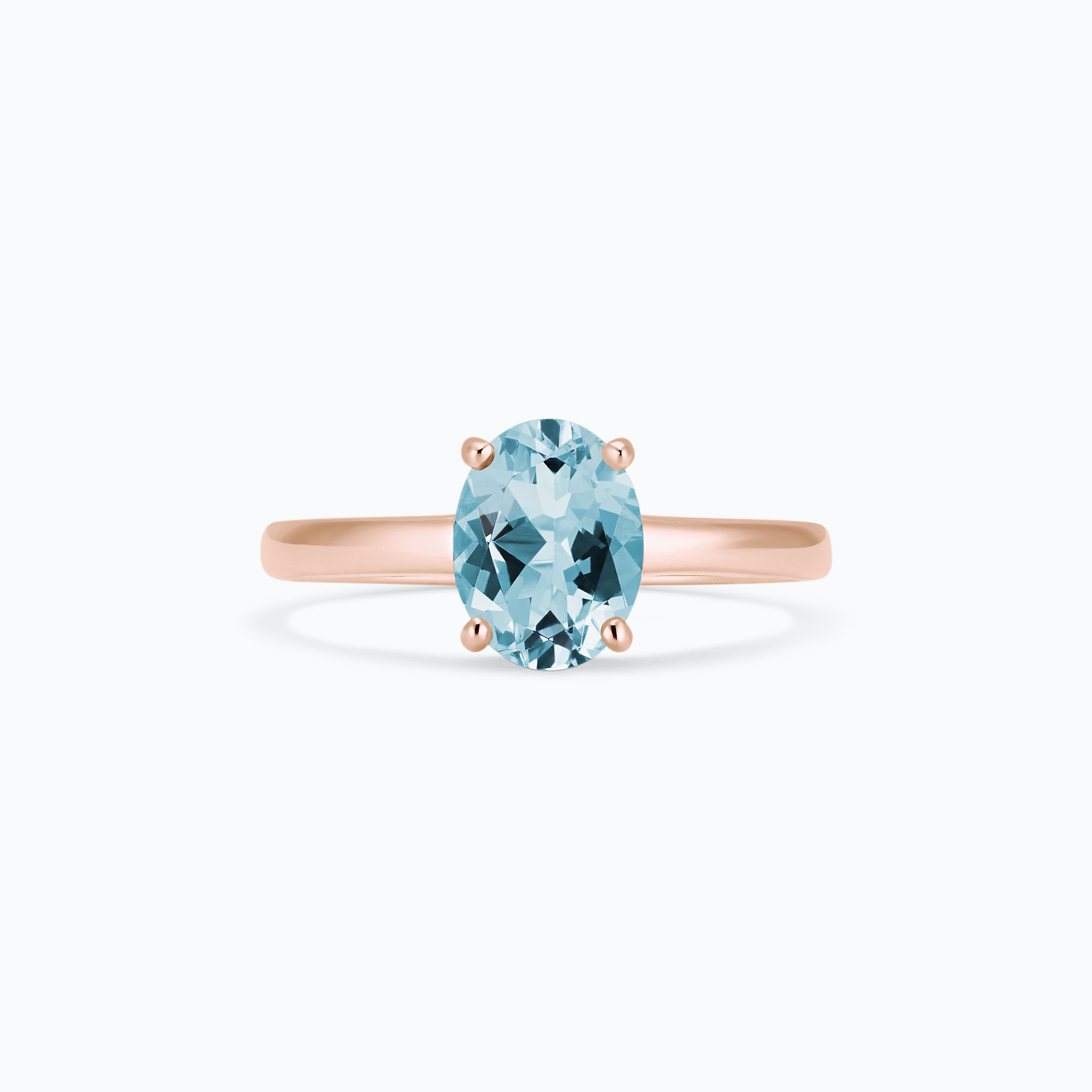 Pierre Aigue-marine Naturelle Environ 1 Carat - Couleur Bleue, Taille Ovale, Non Traitée - Occasion TB