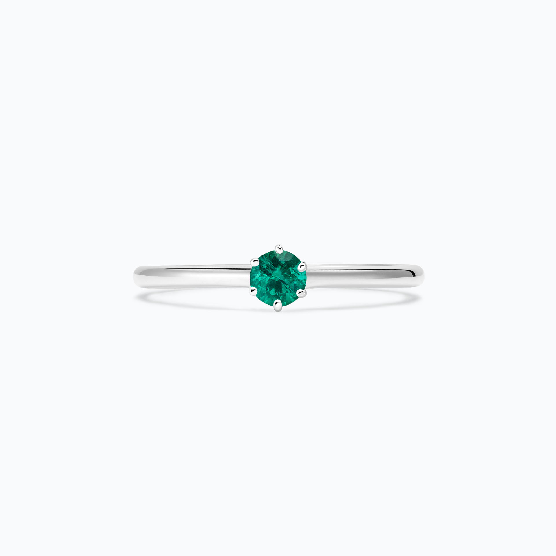 Solitaire Félicia Émeraude 3.5 mm