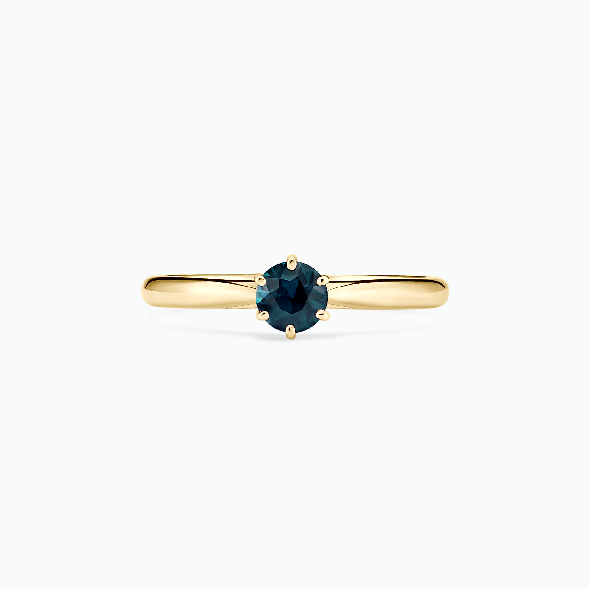 Solitaire Félicia Topaze Blue London 4.5 mm