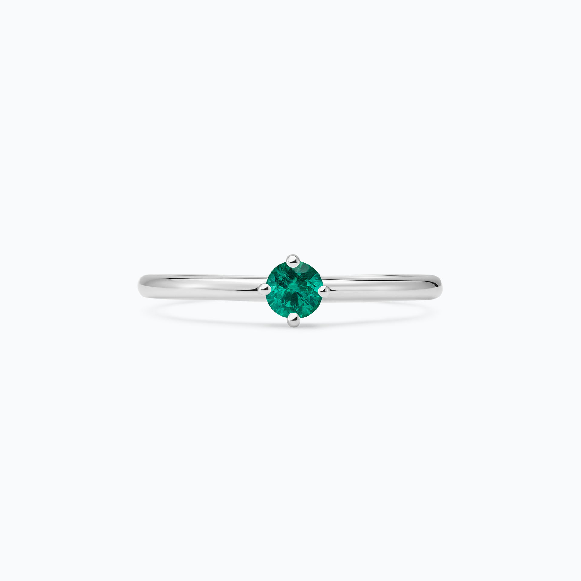 Solitaire Alva Émeraude 3.5 mm