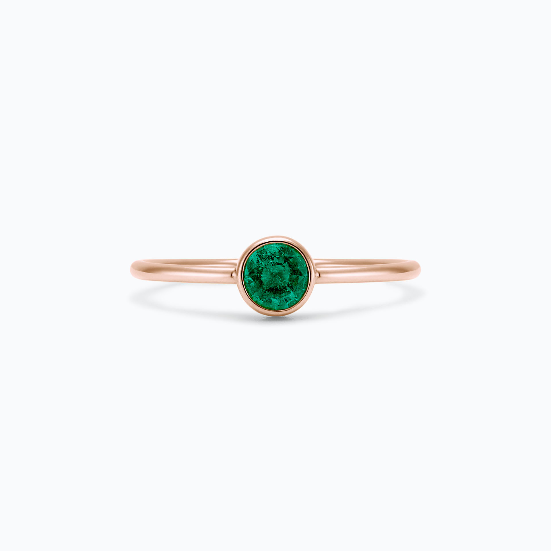 Solitaire Harmony Émeraude 4.5 mm