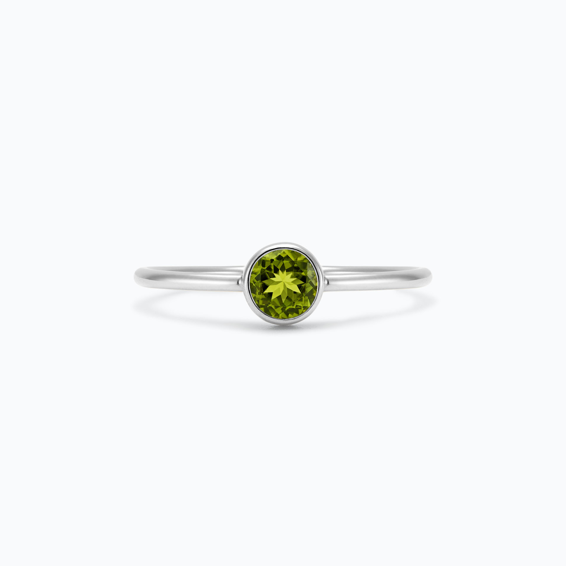 Solitaire Harmony Péridot 4.5 mm