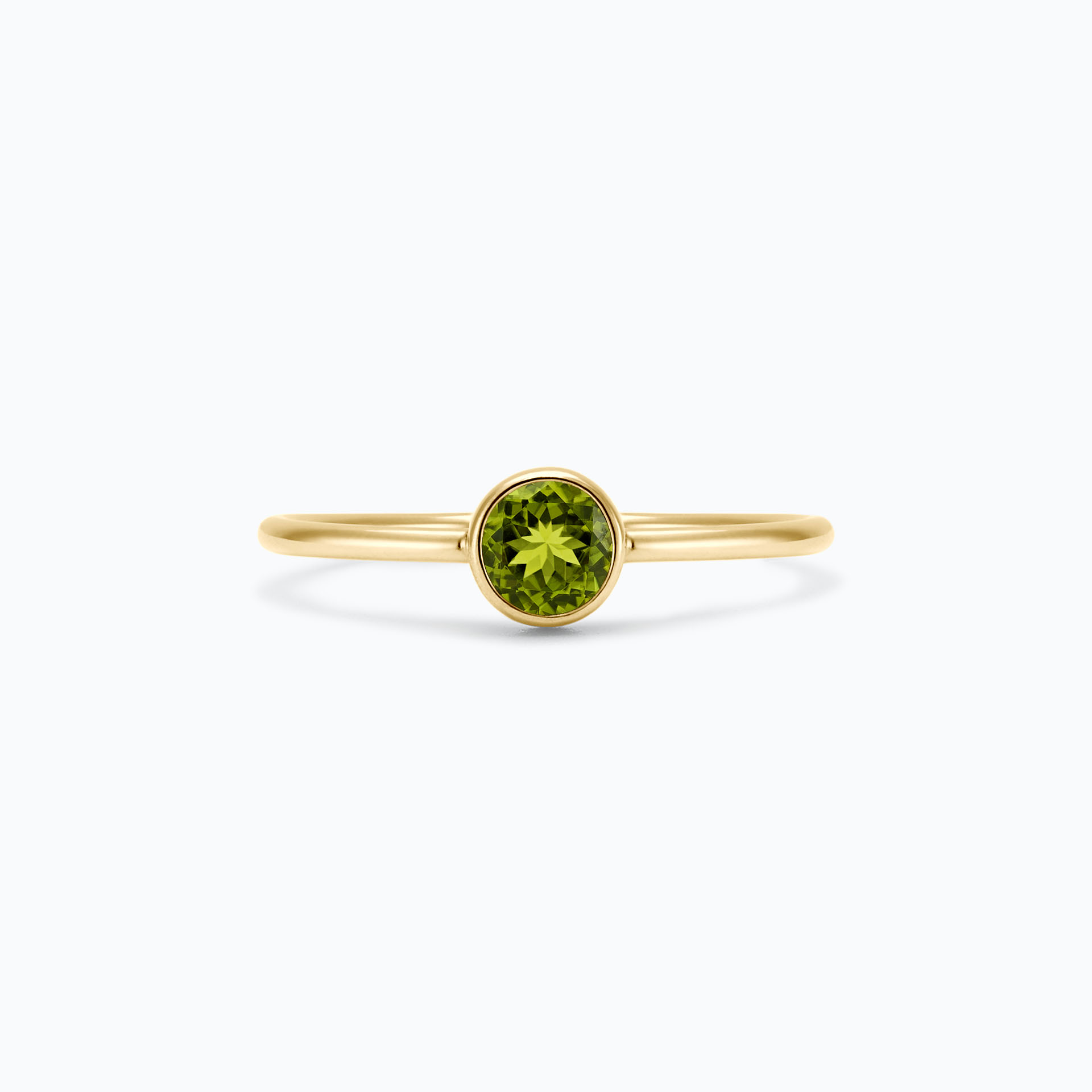 Solitaire Harmony Péridot 4.5 mm