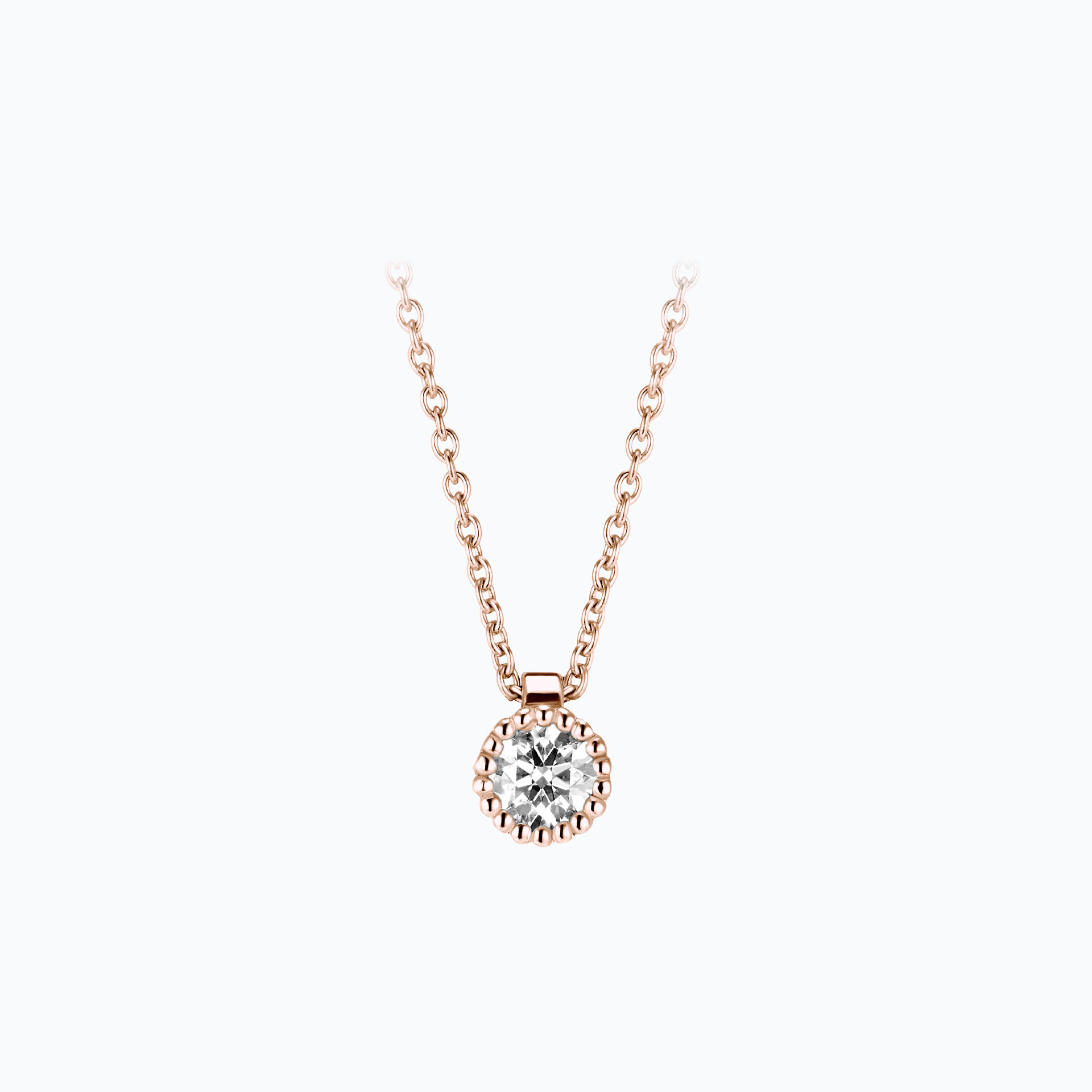 Collier Faustine Diamant de Synthèse 0.15 carat
