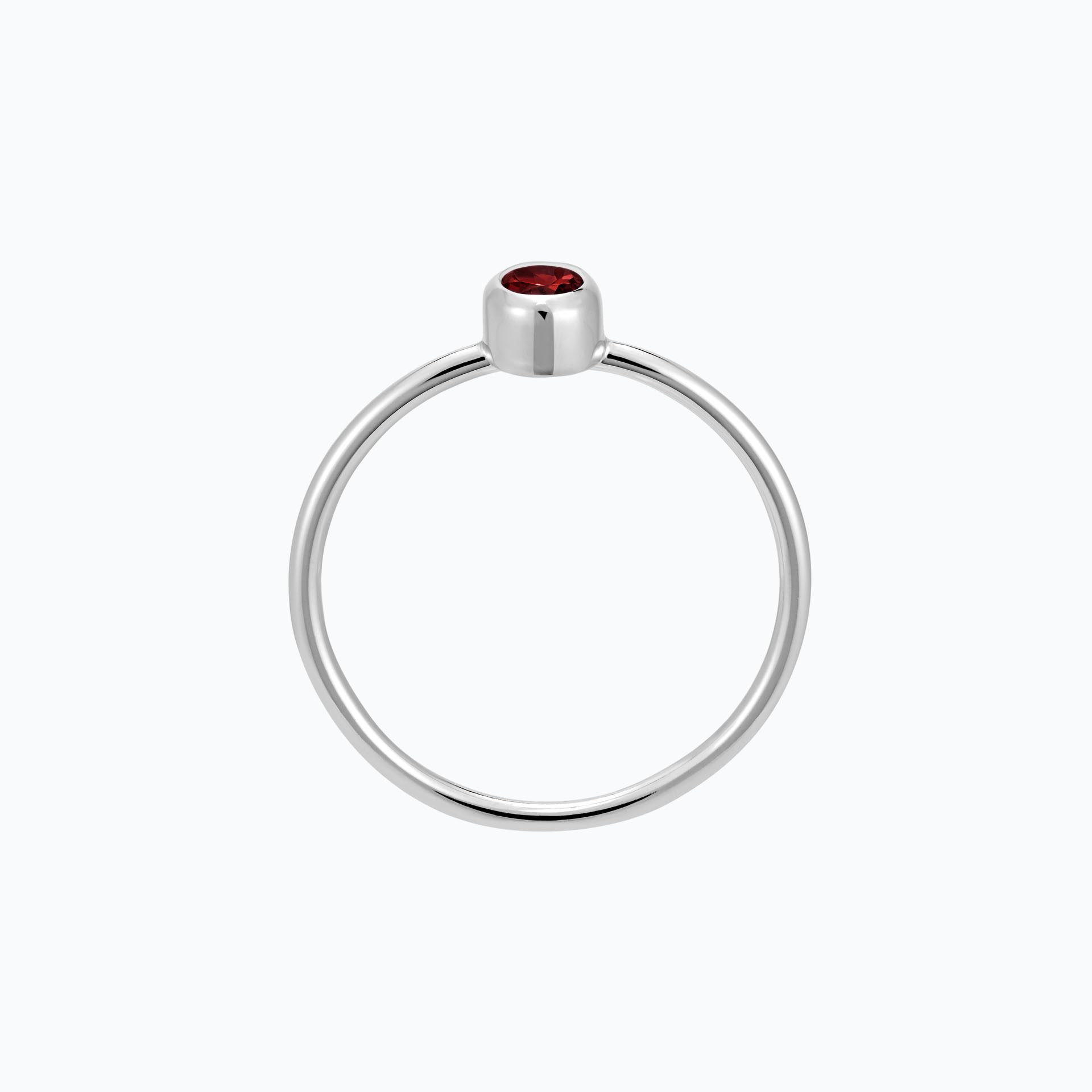 Solitaire Allure Grenat