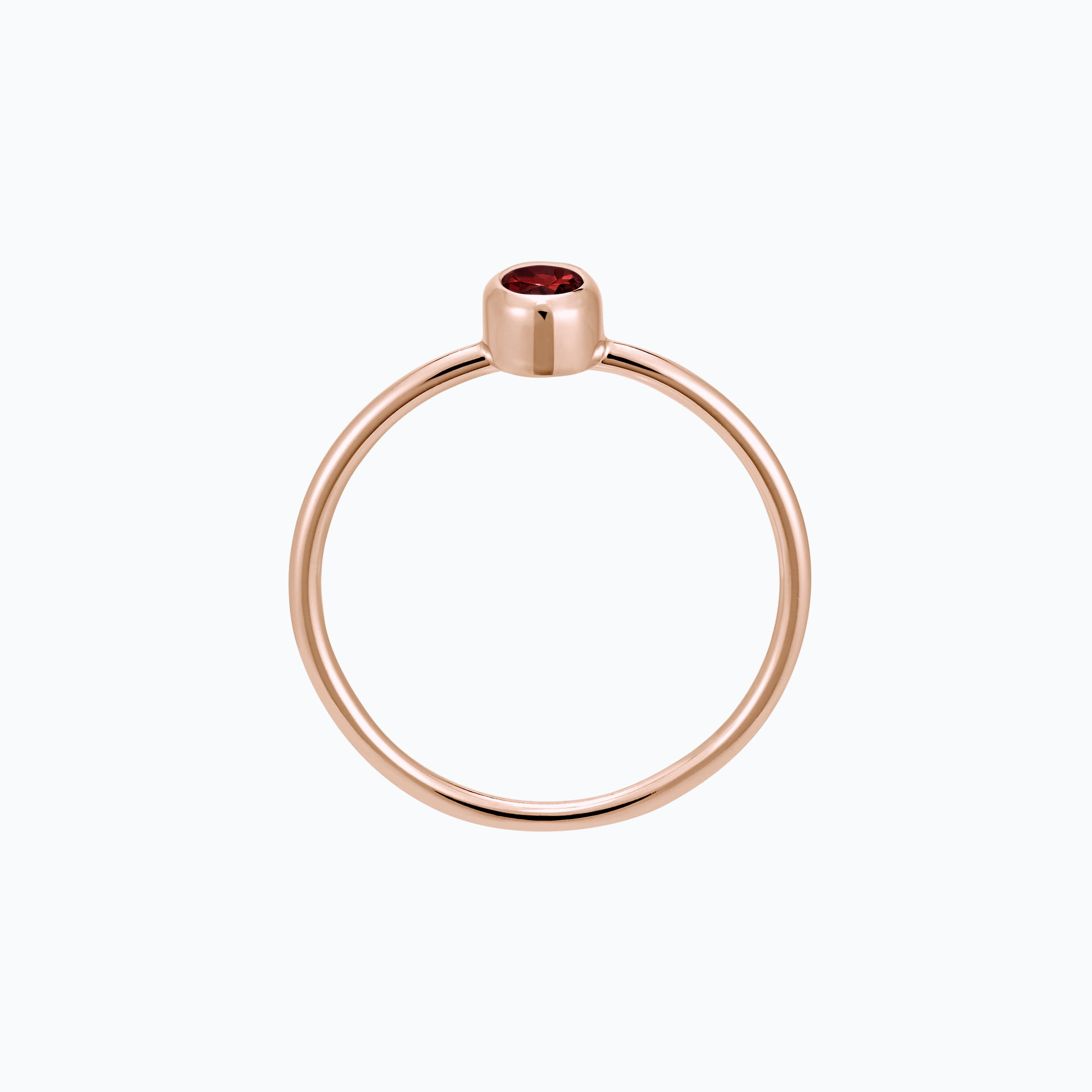 Solitaire Allure Grenat