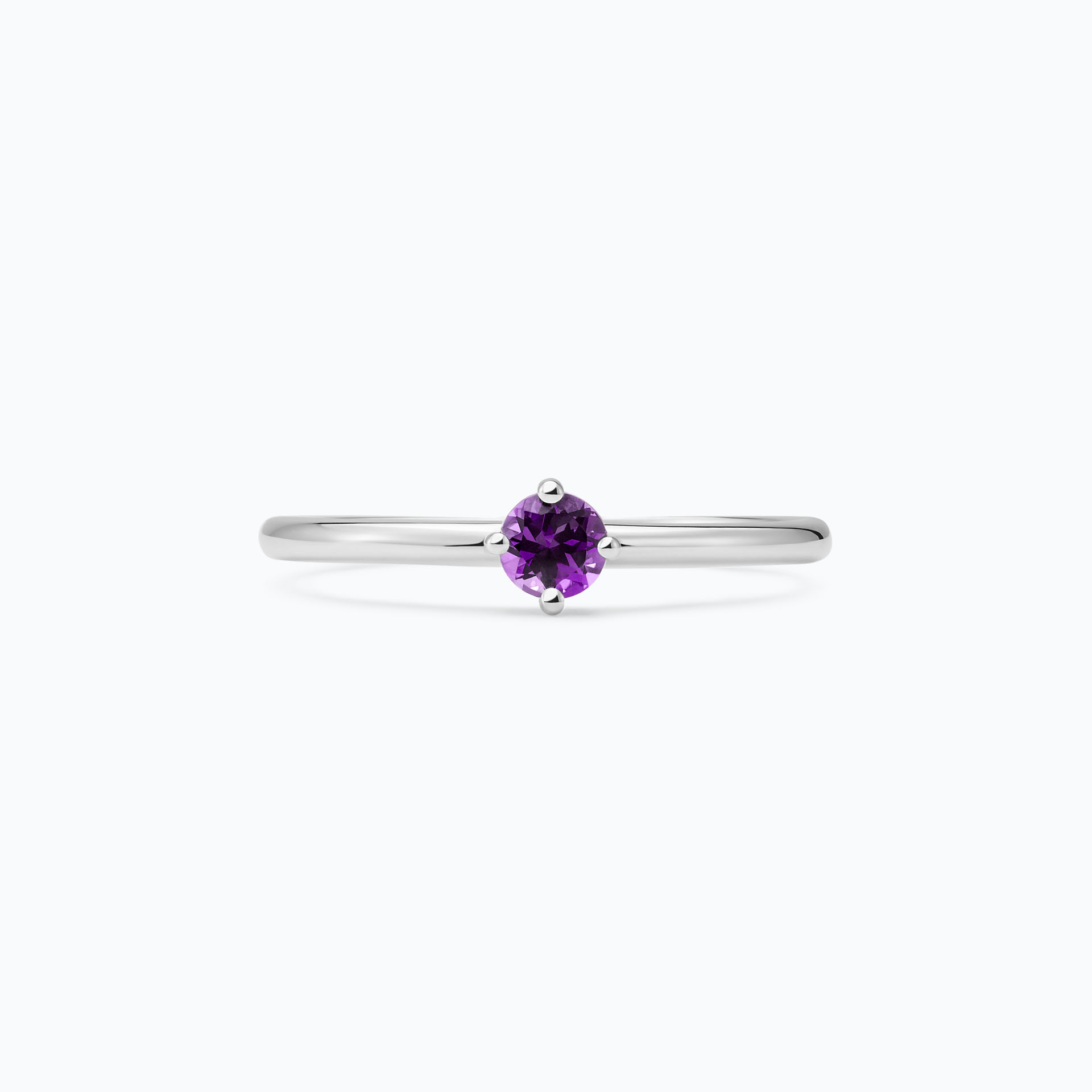 Solitaire Alva Améthyste 3.5 mm