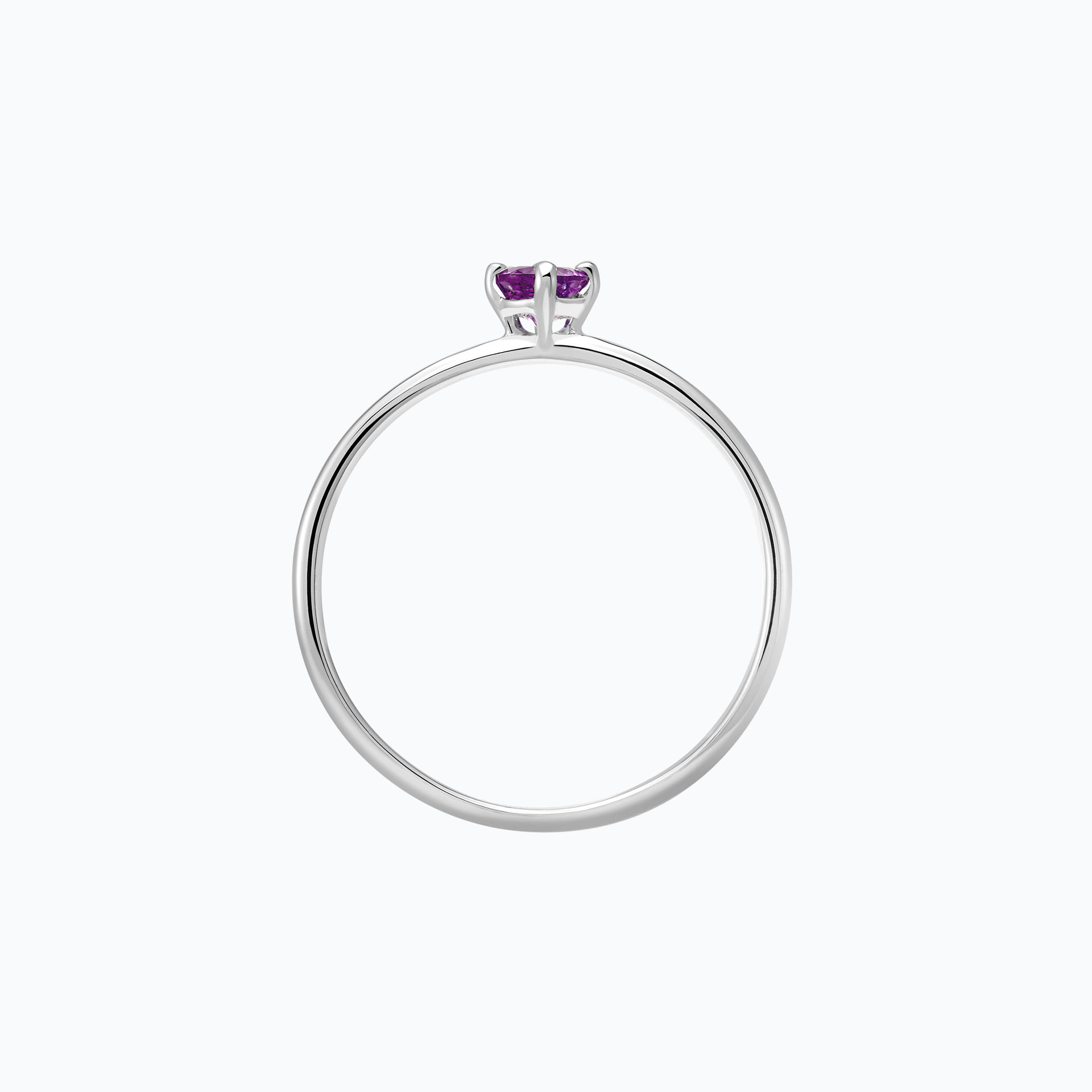 Solitaire Alva Améthyste 3.5 mm