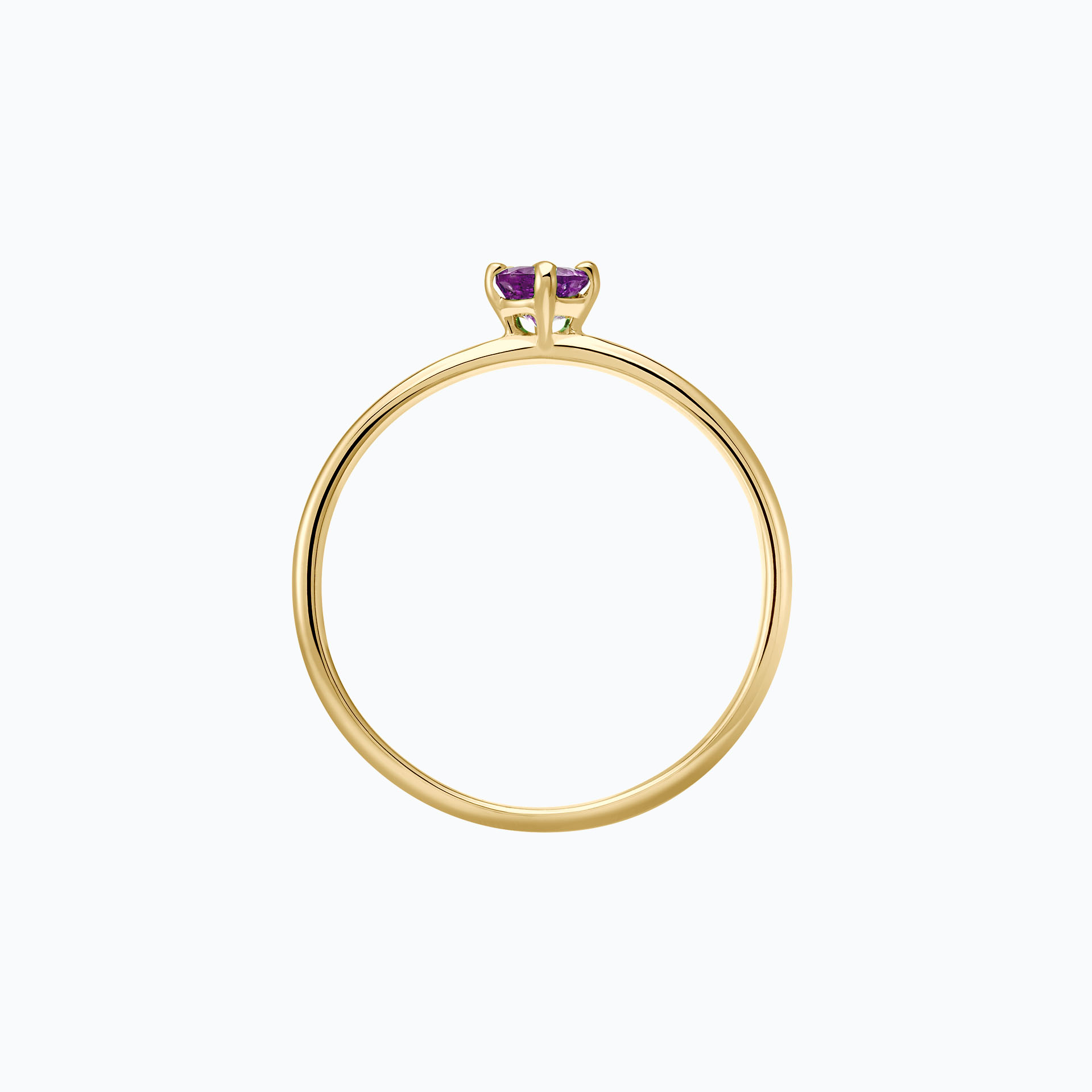 Solitaire Alva Améthyste 3.5 mm
