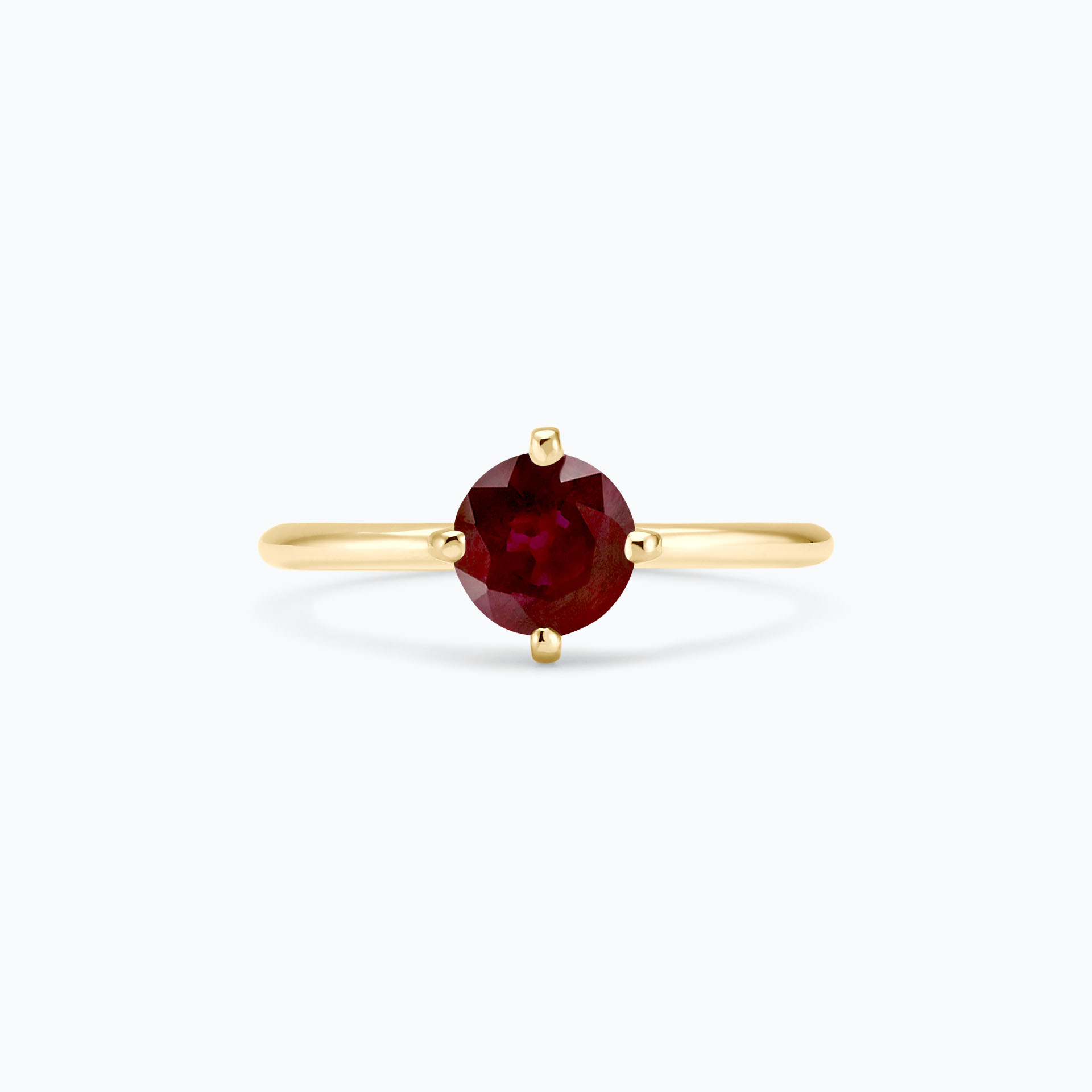 Solitaire Alva Rubis 6 mm