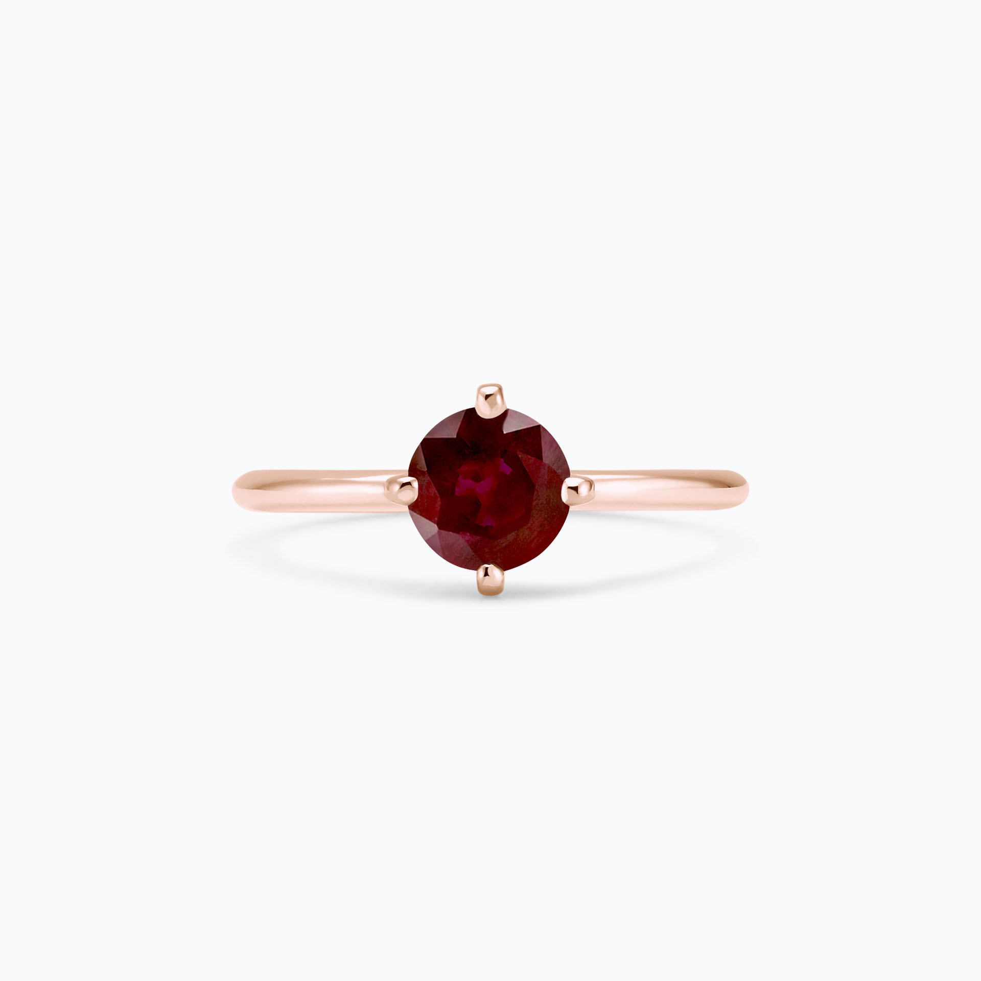 Solitaire Alva Rubis 6 mm