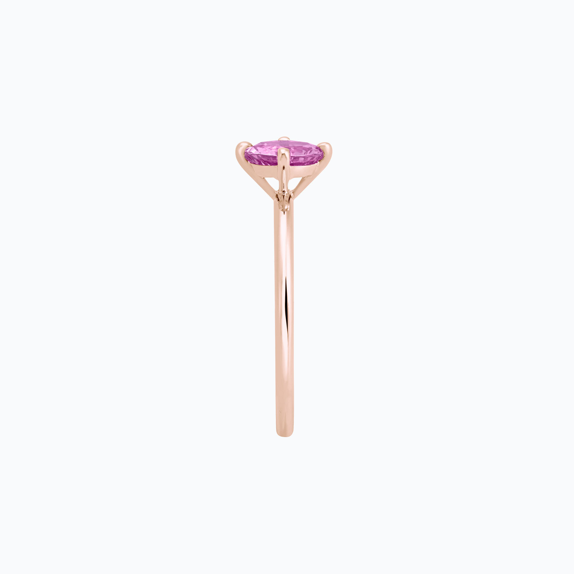 Solitaire Alva Saphir Rose 6 mm