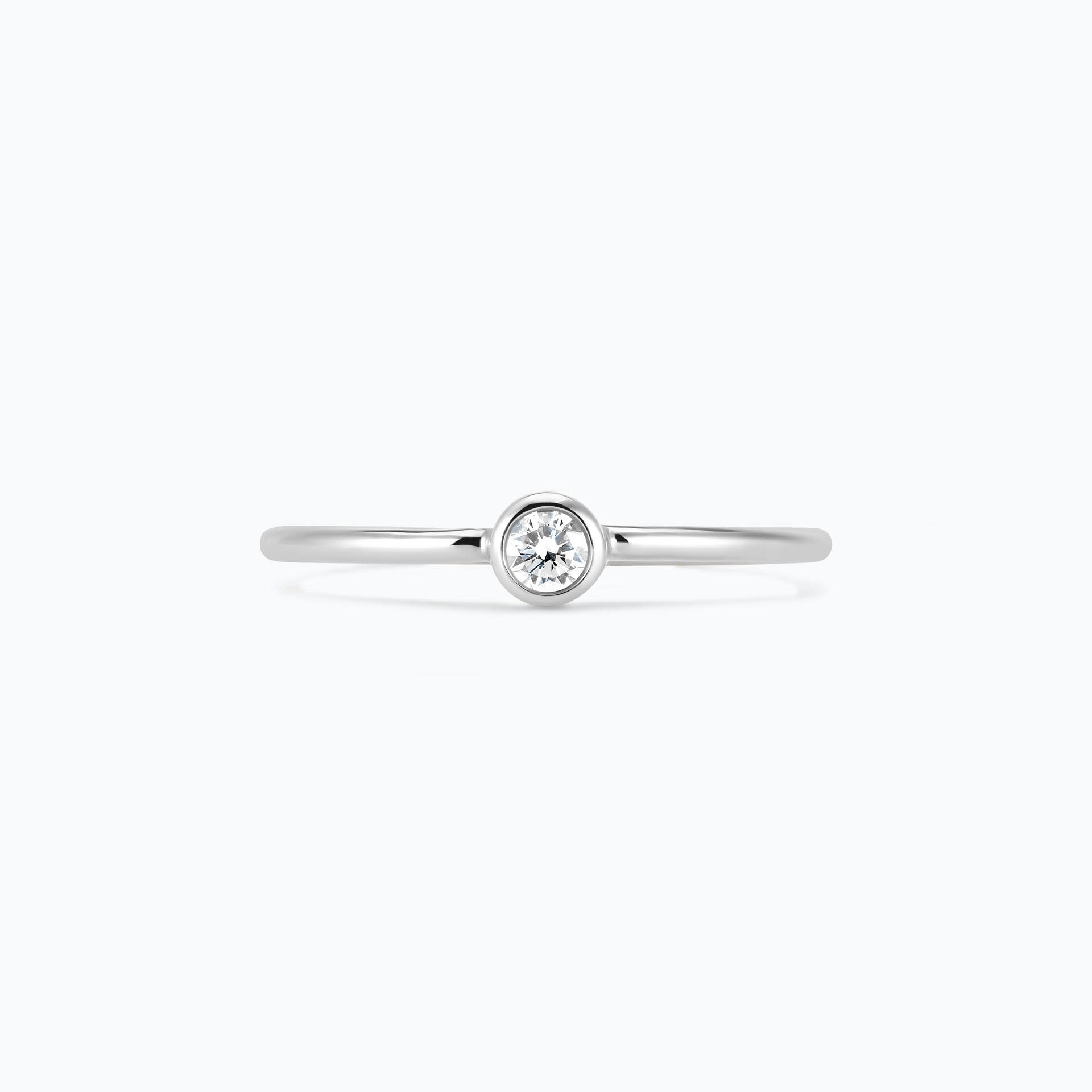 Solitaire Harmony Diamant de Synthèse 0.10 carat