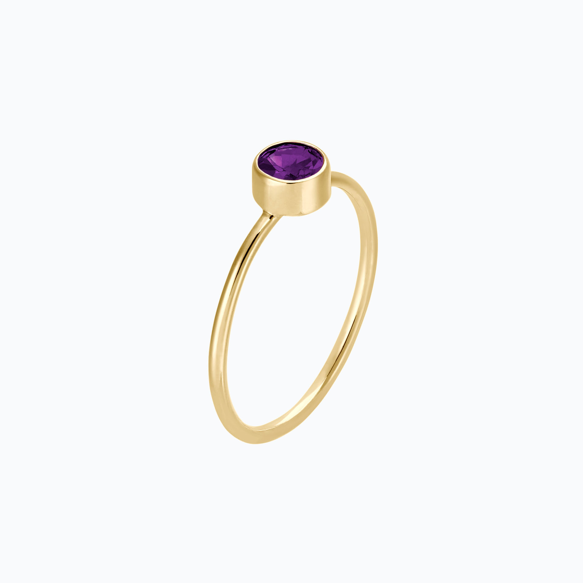 Solitaire Harmony Améthyste 4.5 mm