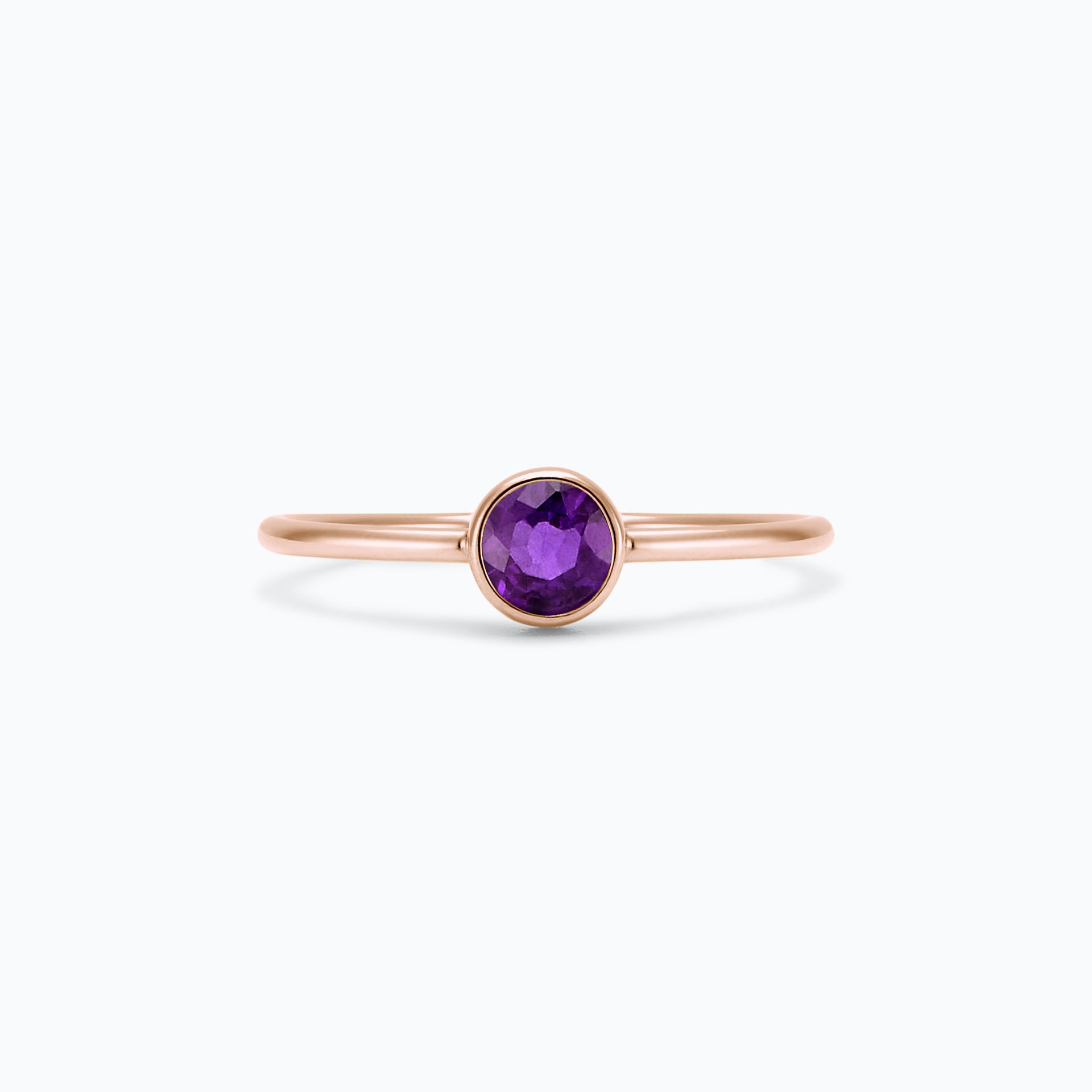Solitaire Harmony Améthyste 4.5 mm