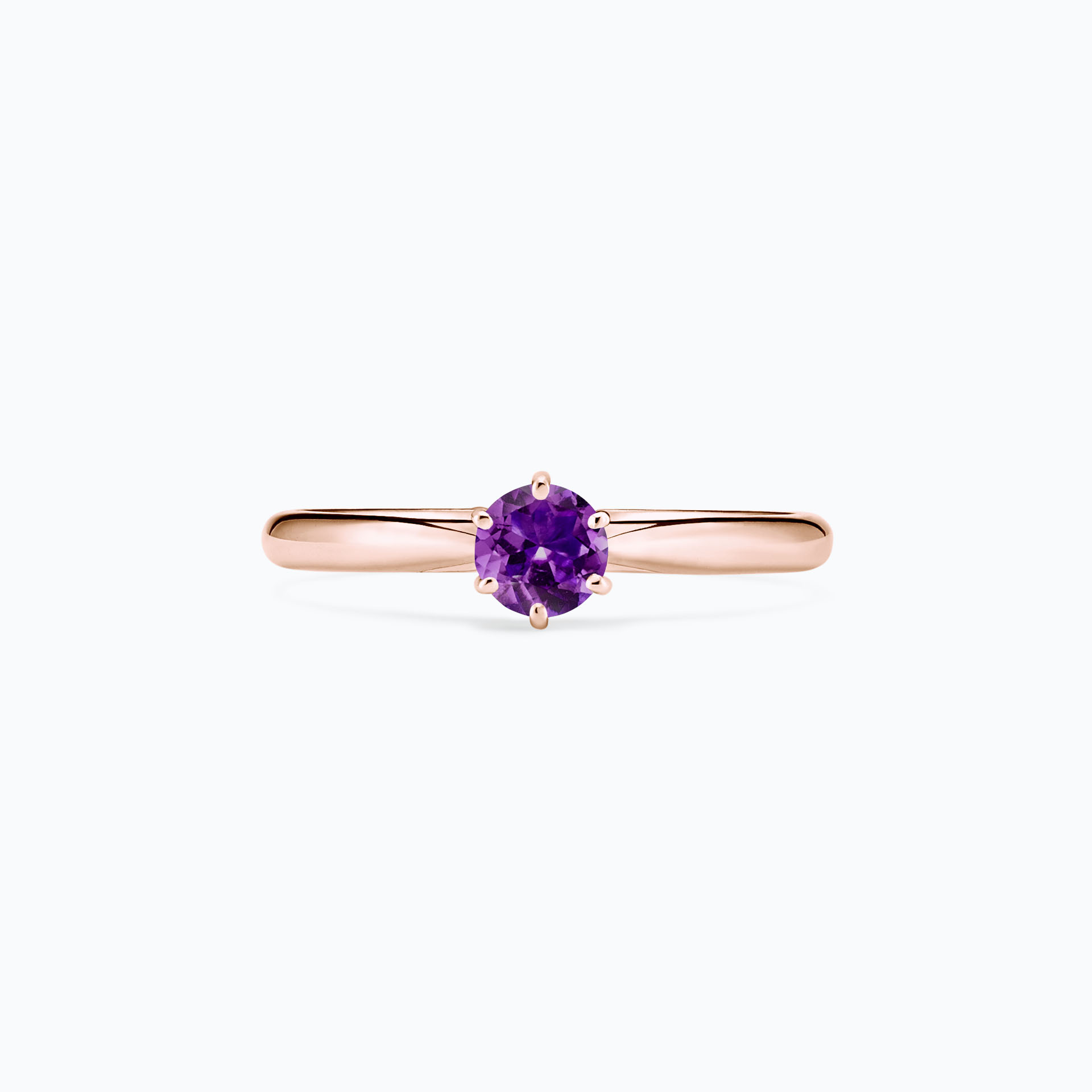 Solitaire Félicia Améthyste 4.5 mm