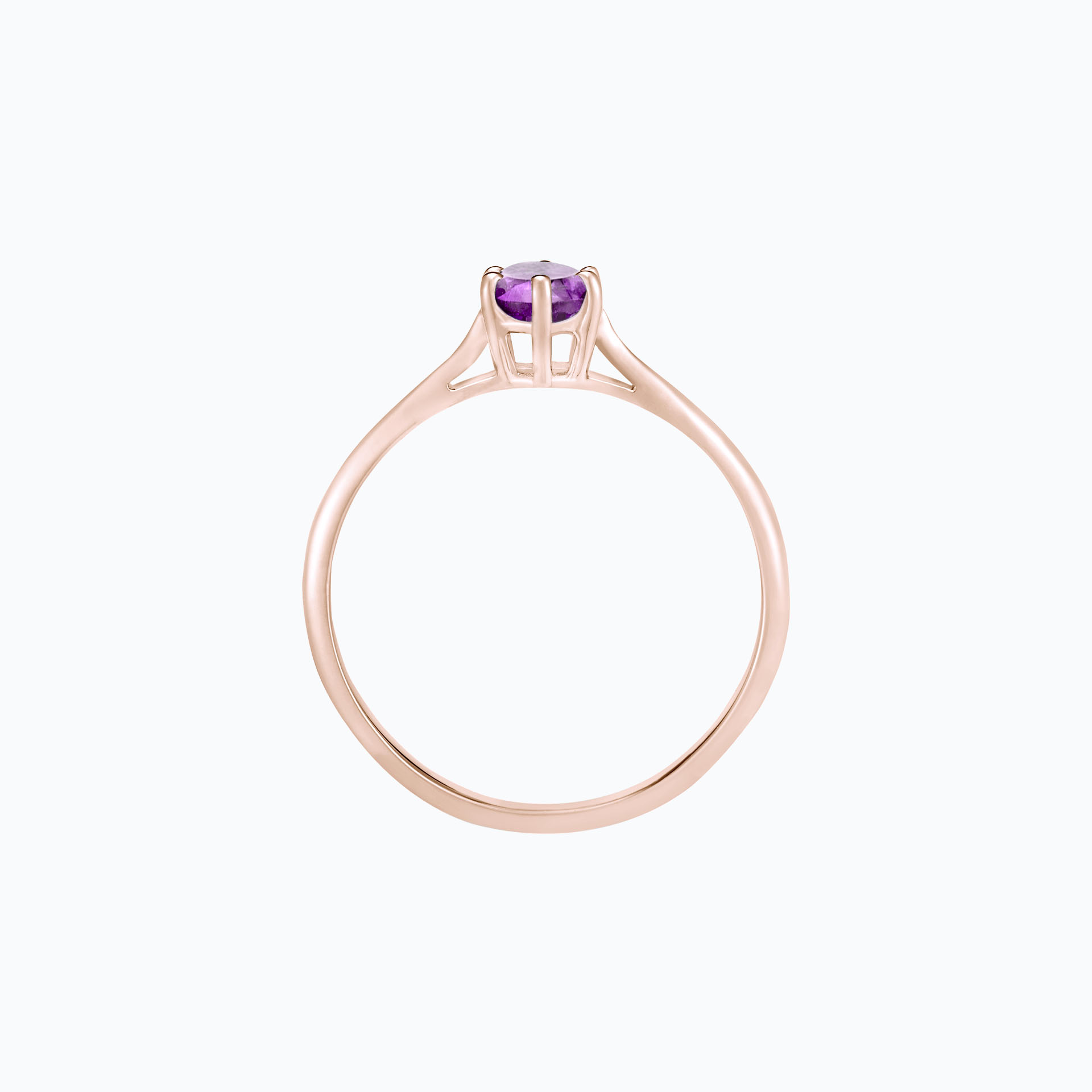 Solitaire Félicia Améthyste 4.5 mm
