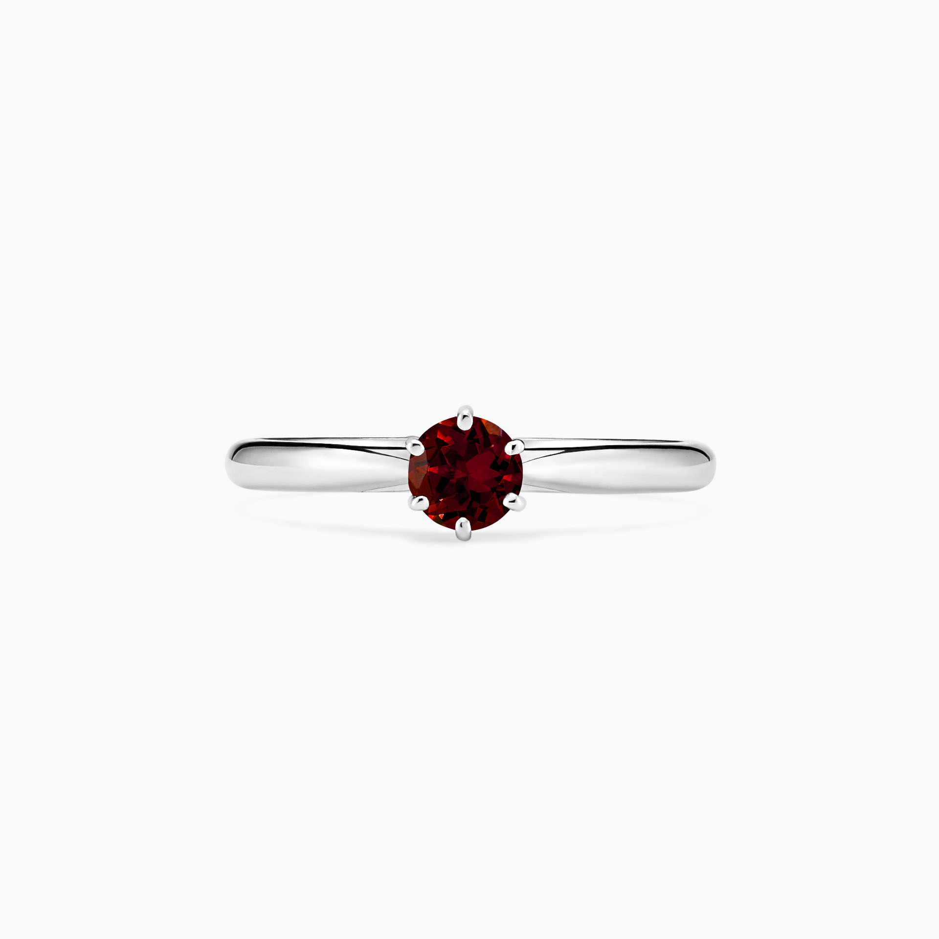 Solitaire Félicia Grenat 4.5 mm