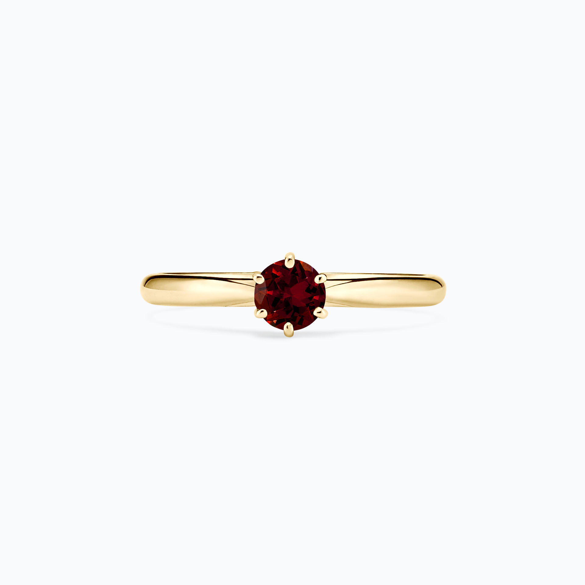 Solitaire Félicia Grenat 4.5 mm