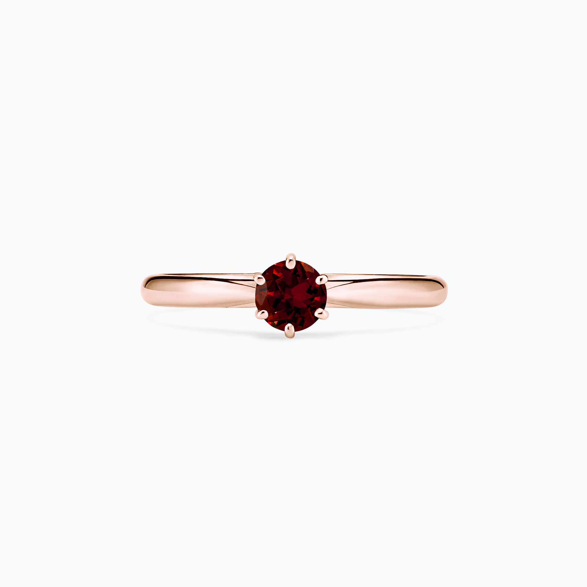 Solitaire Félicia Grenat 4.5 mm