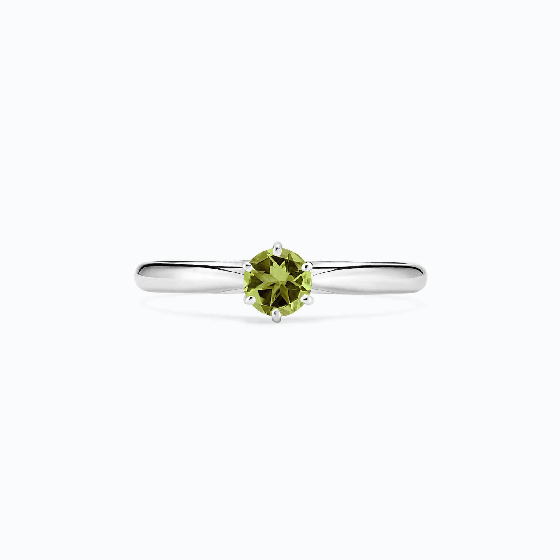 Solitaire Félicia Péridot 4.5 mm