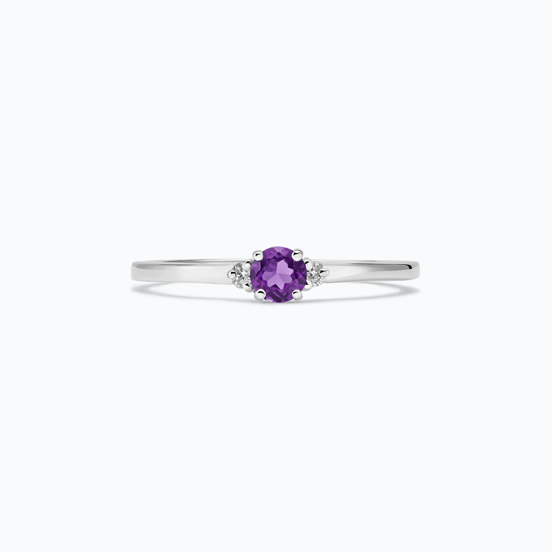 Solitaire Lolly Améthyste 3.5 mm