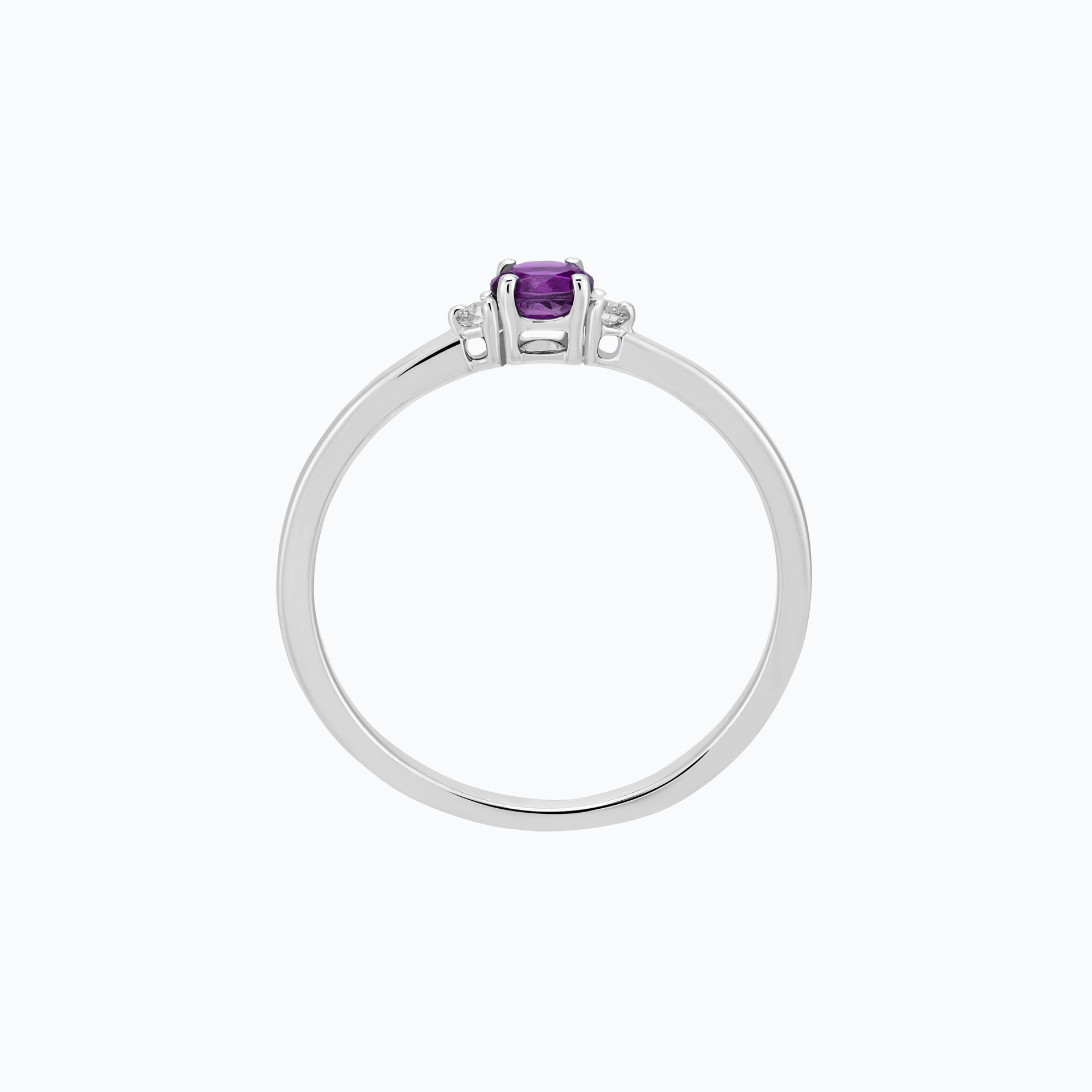 Solitaire Lolly Améthyste 3.5 mm